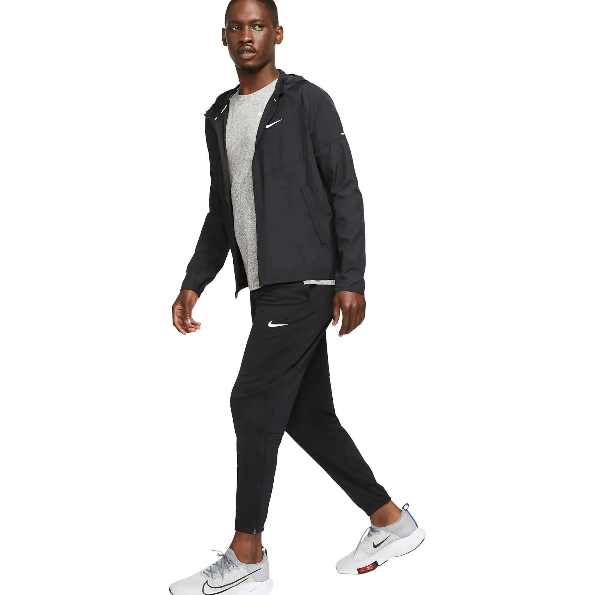 Nike Miler Repel Black Windbreaker< Activewear|Matching Sets