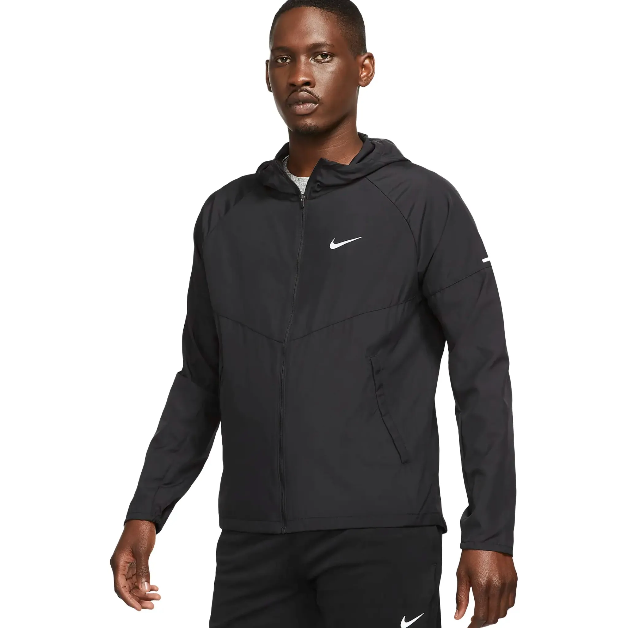Nike Miler Repel Challenger Black Windbreaker & Pants< Activewear|Bottoms