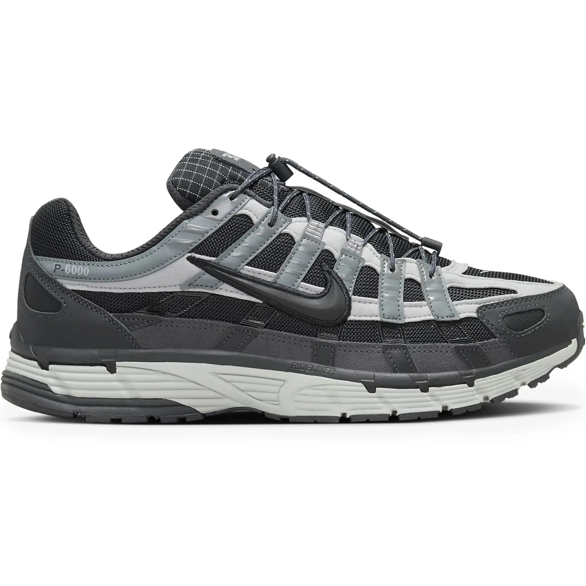 Nike P-6000 Premium Anthracite Smoke Grey< Black Trainers|Trainers