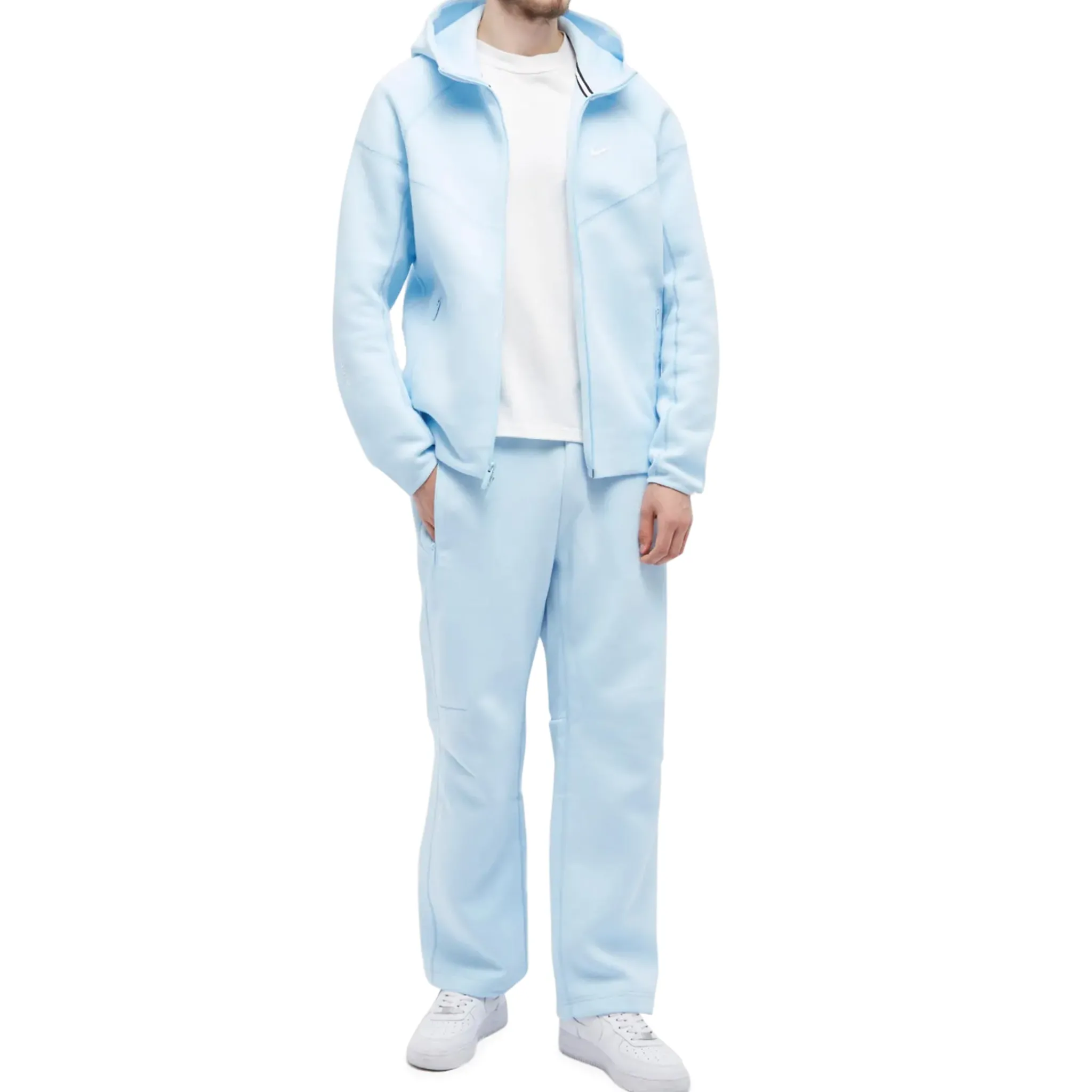 Nike x Nocta Tech Fleece Blue Zip-Up Hoodie< Sweatshirts & Hoodies