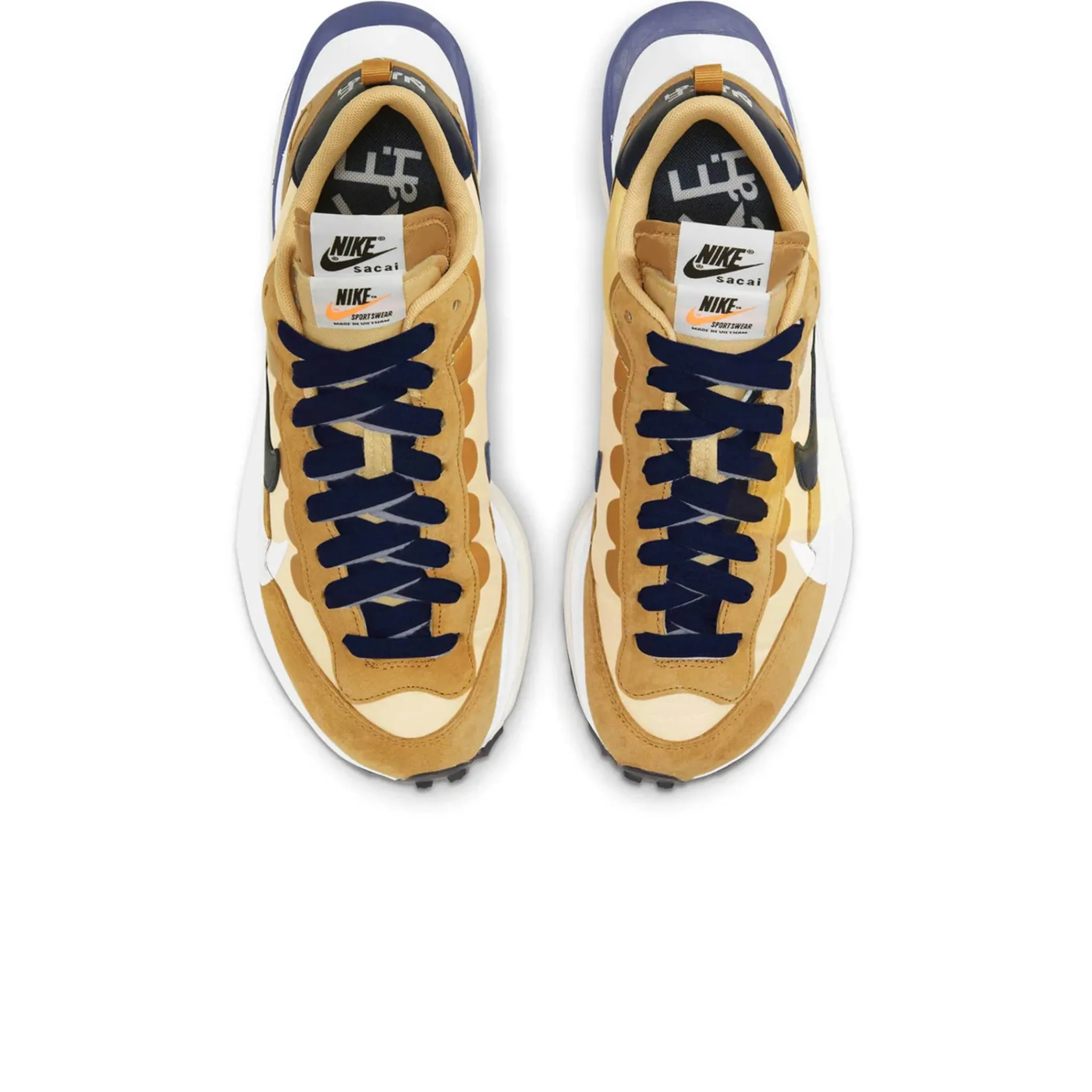Nike x Sacai Vaporwaffle Sesame Blue Void Sneaker< Trainers