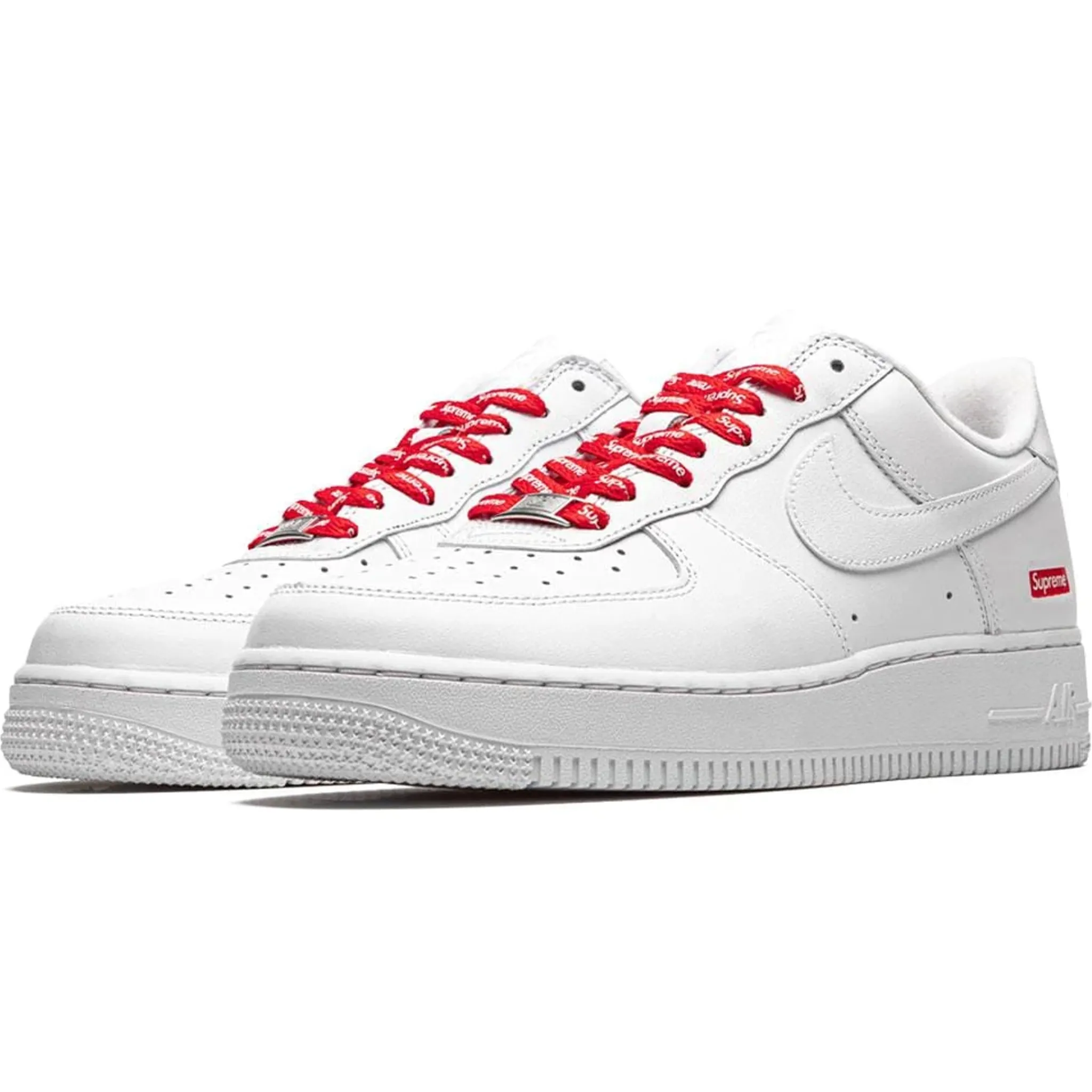 Nike x Supreme Air Force 1 Low White Box Logo< White Trainers|Trainers
