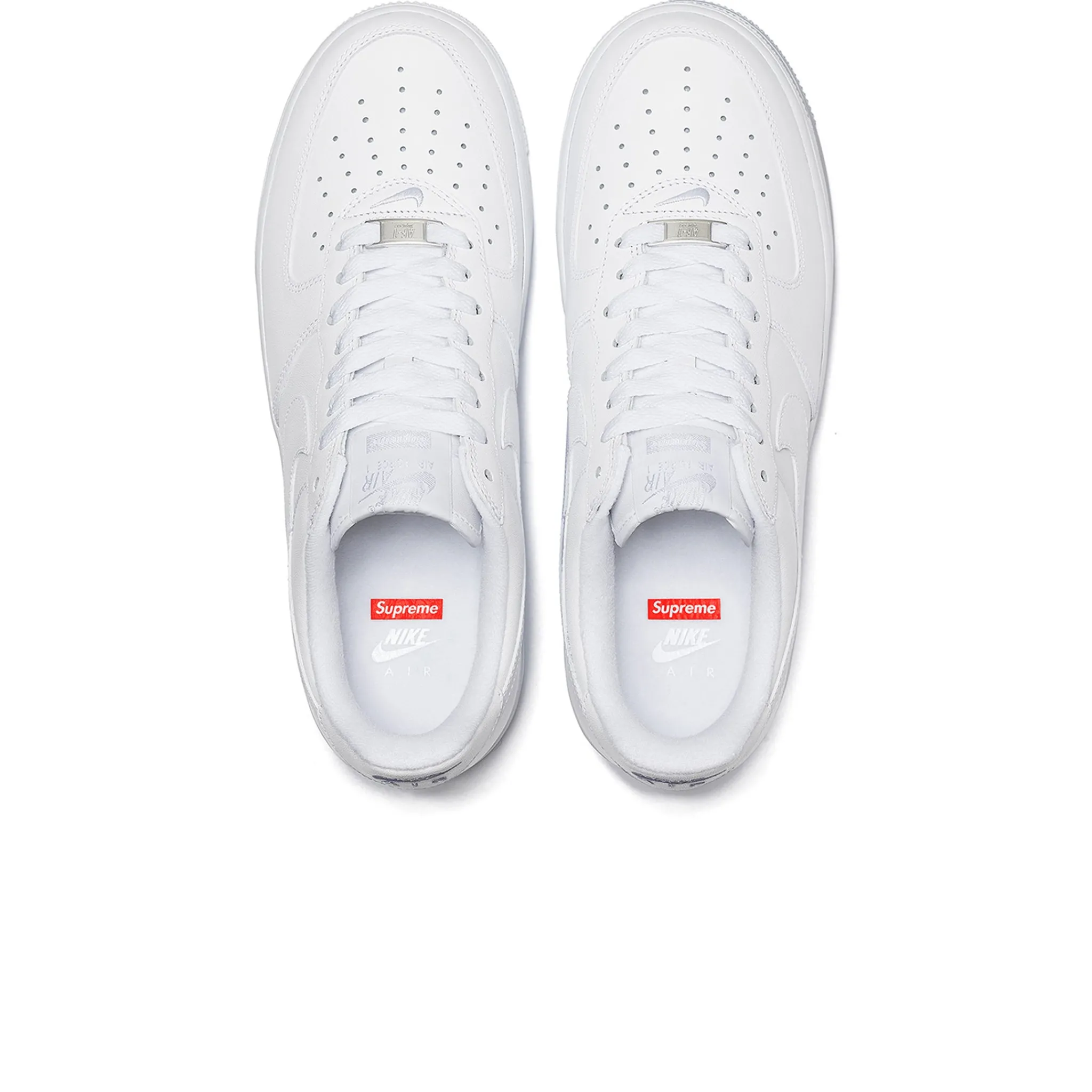 Nike x Supreme Air Force 1 Low White Box Logo< White Trainers|Trainers
