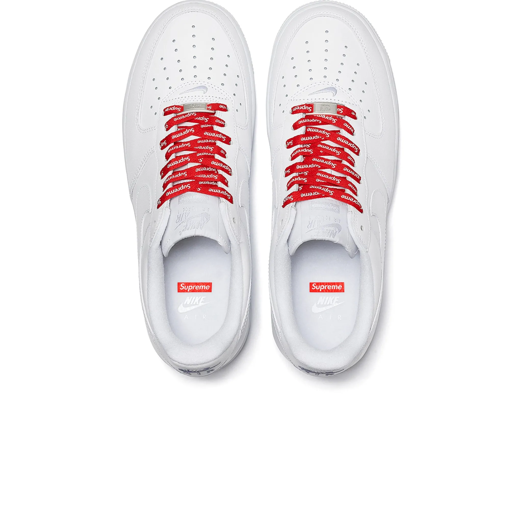 Nike x Supreme Air Force 1 Low White Box Logo< White Trainers|Trainers