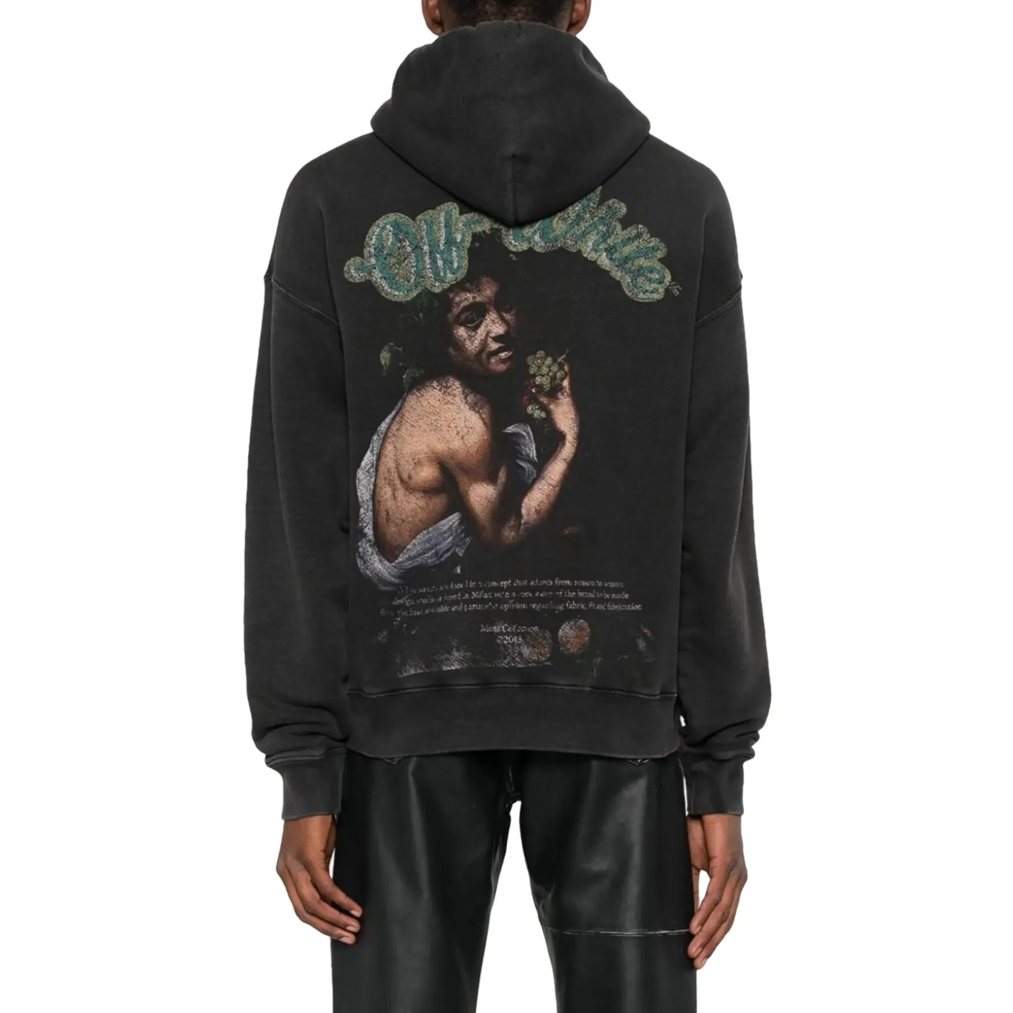 Off-White Bacchus Skate Black Hoodie< Sweatshirts & Hoodies
