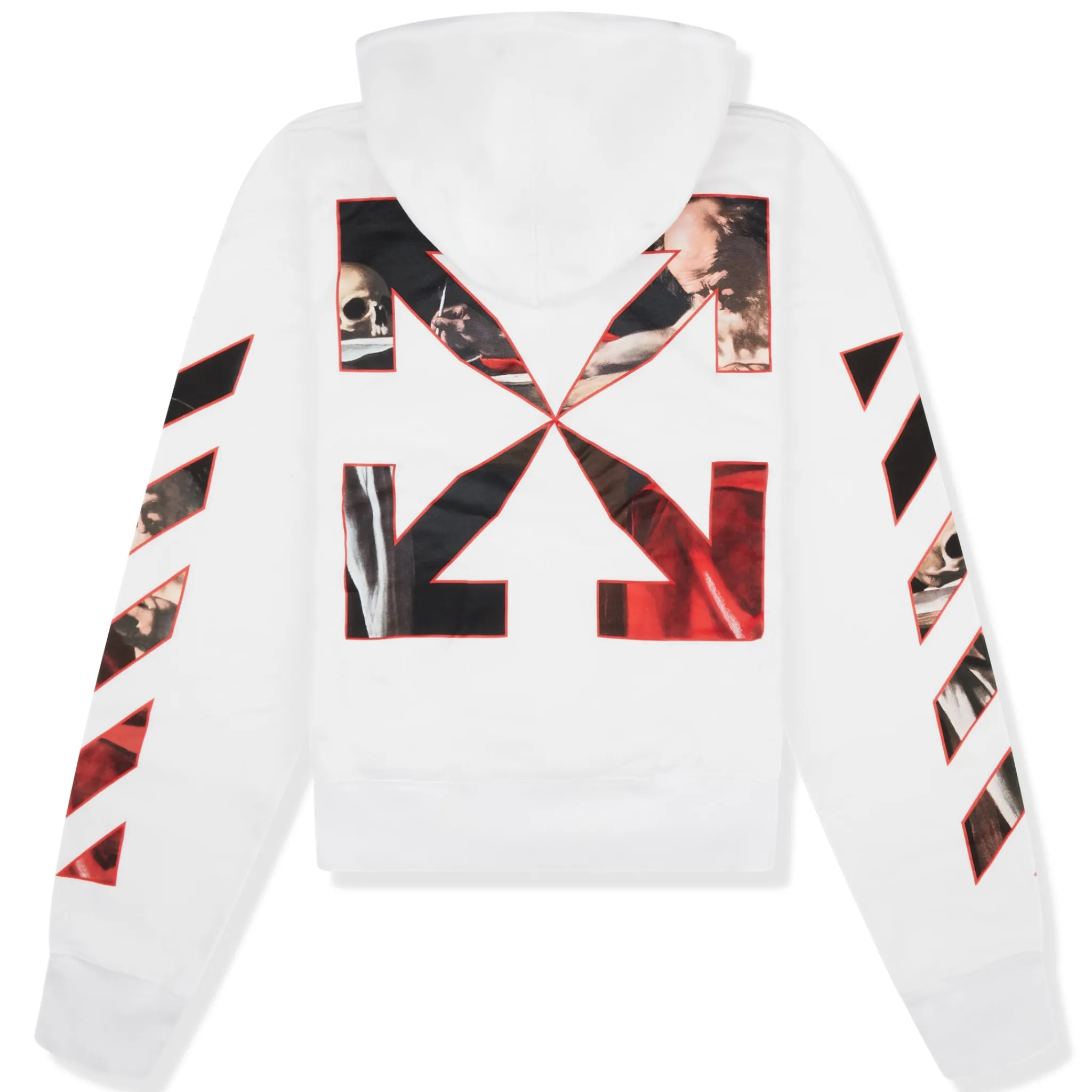 Off-White Caravaggio Painting White Hoodie< Sweatshirts & Hoodies