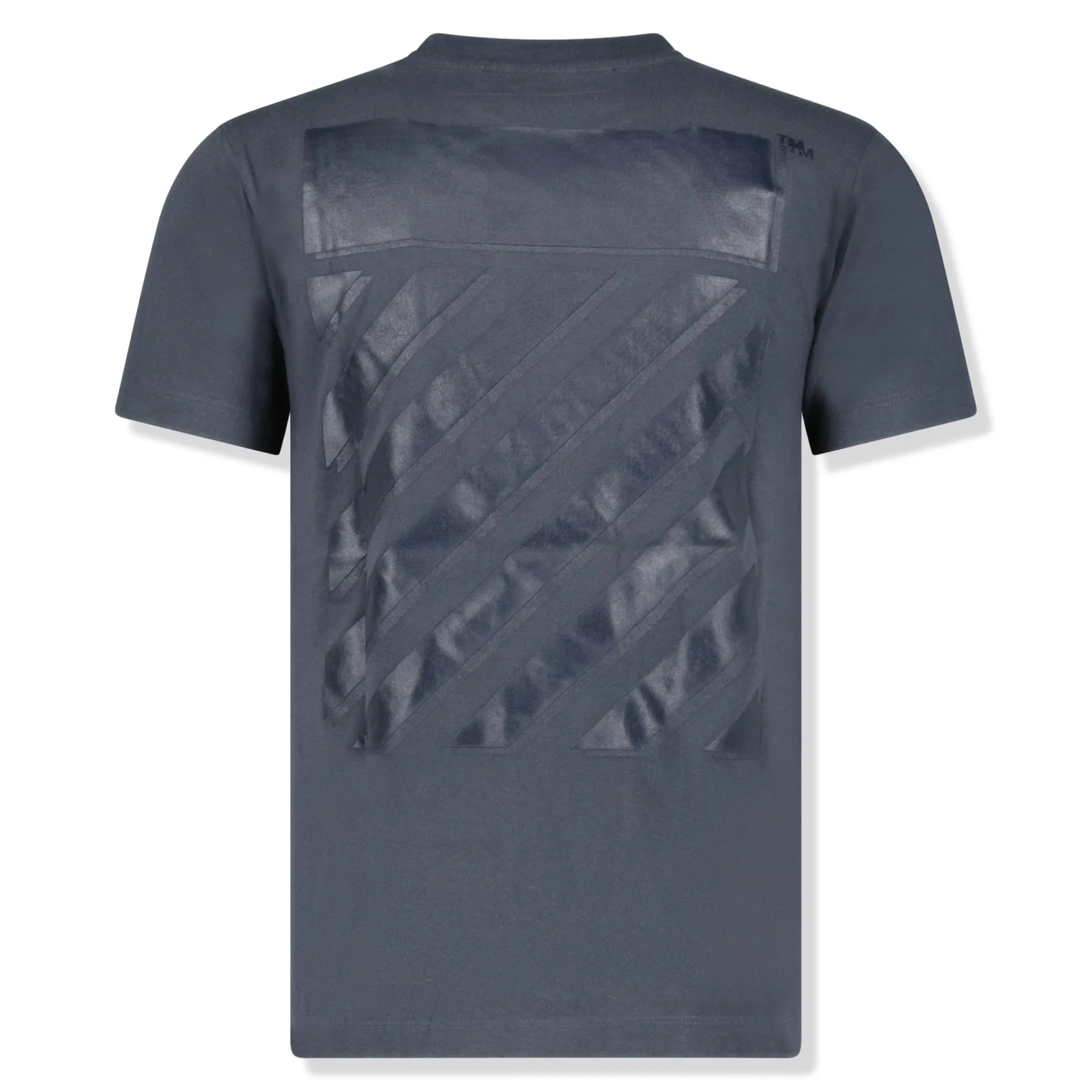 Off-White Diagonal Stripes T Shirt Dark Grey< T-shirts