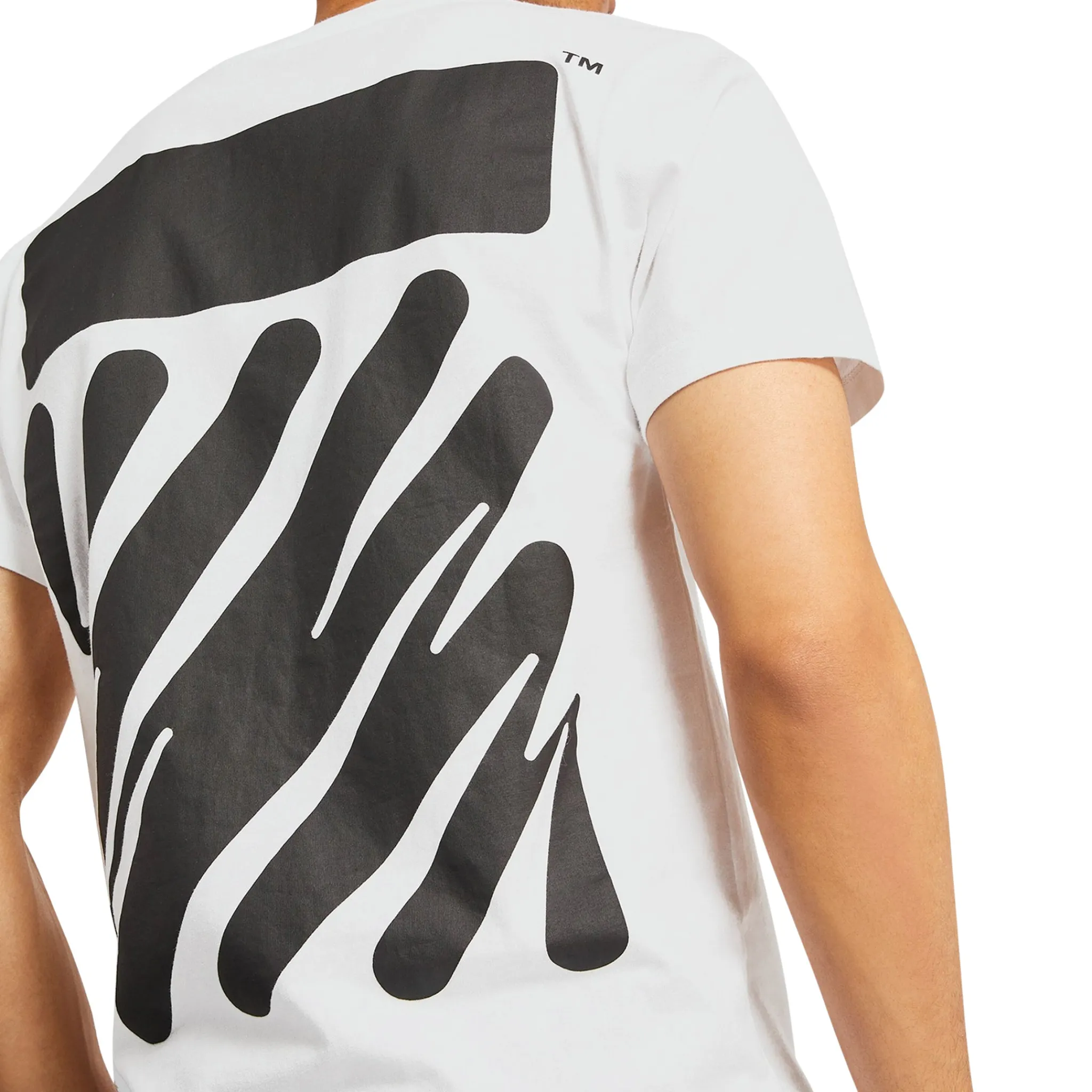 Off-White Waves Diagonals White T Shirt< T-shirts