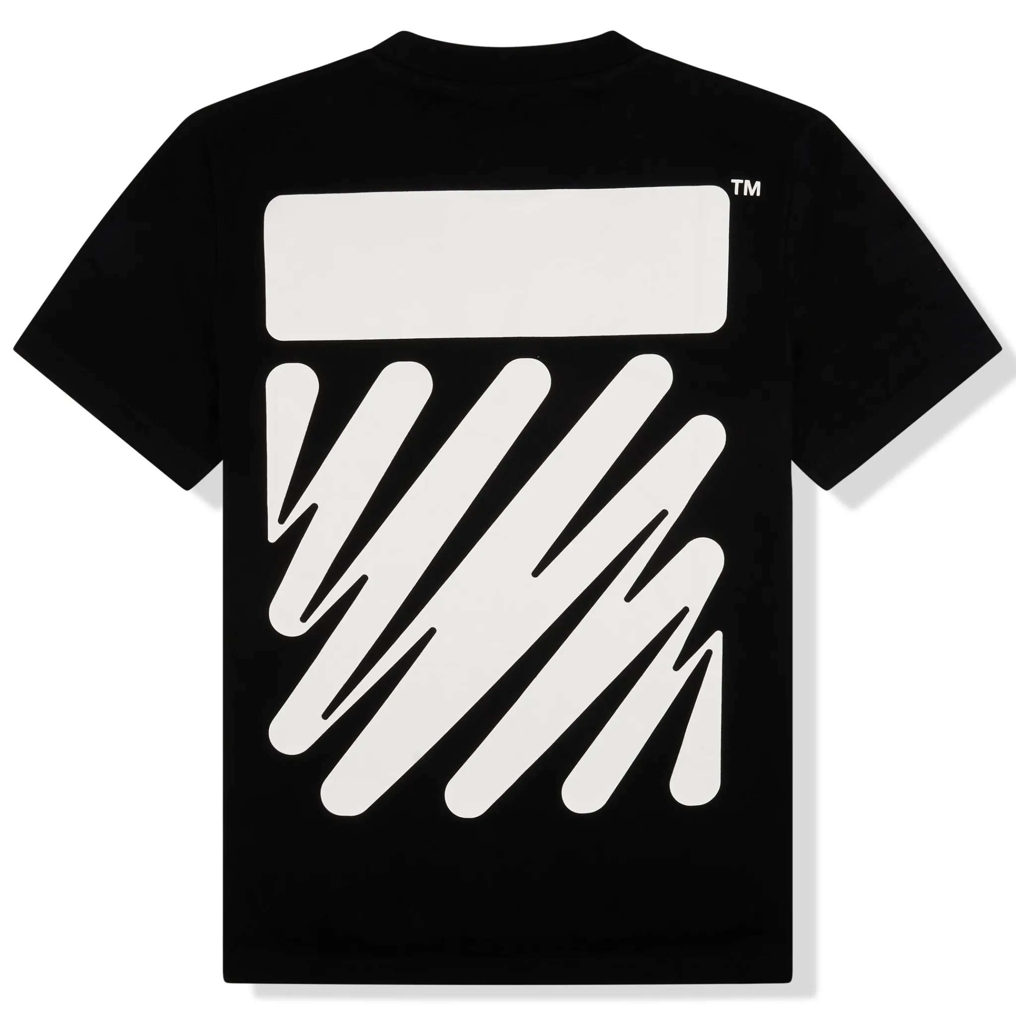 Off-White Waves Diagonals Black T Shirt< T-shirts