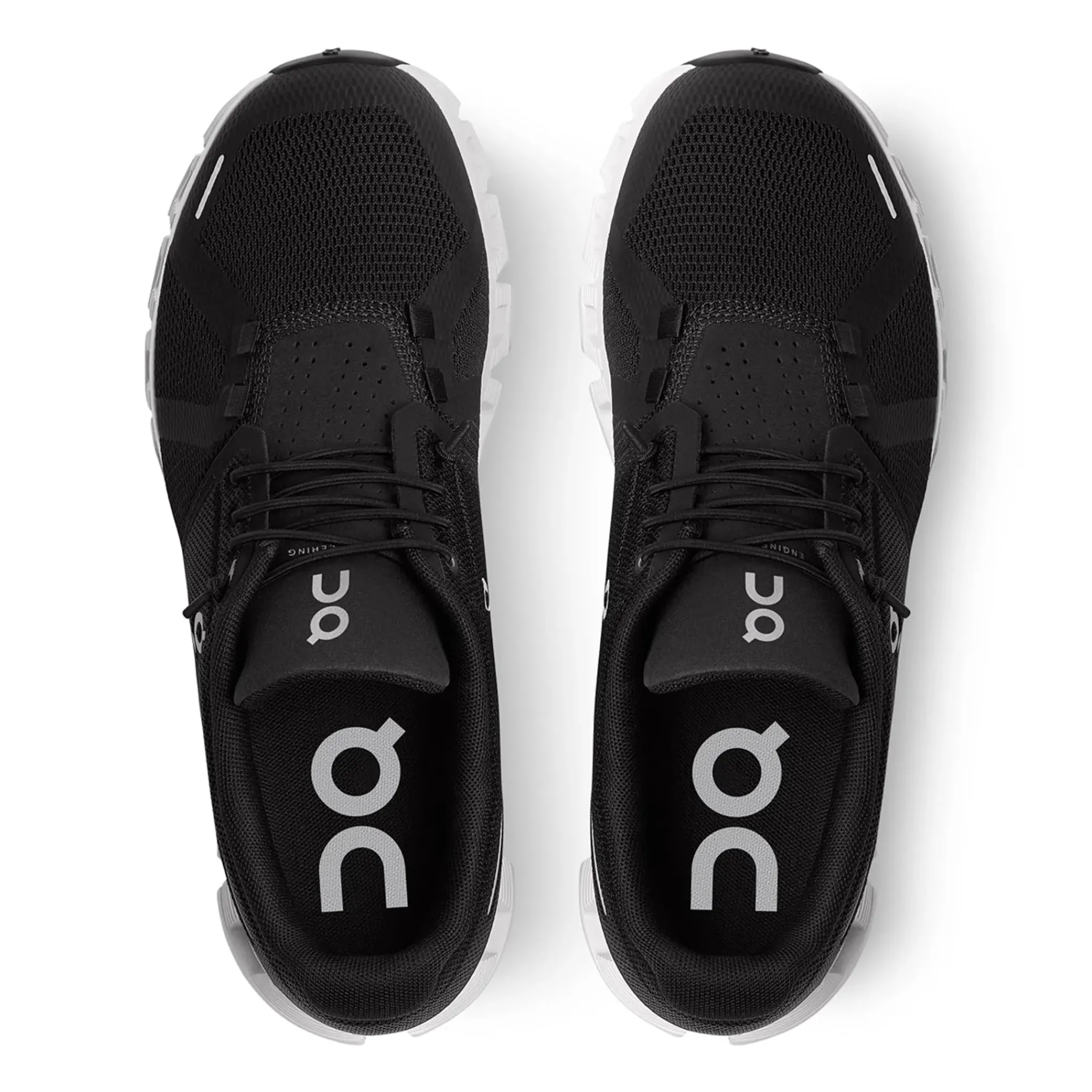 On Running Cloud 5 Black White (W)< Black Trainers|Running Shoes