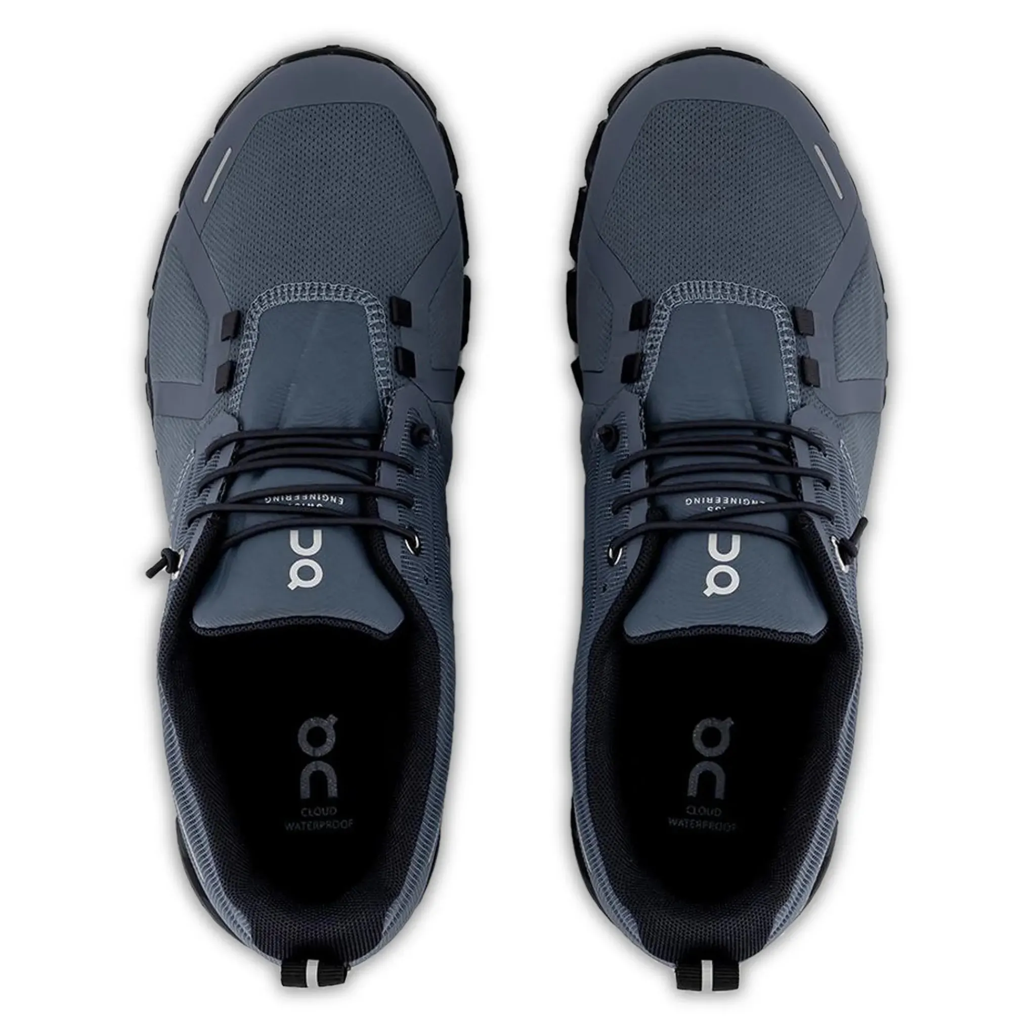 On Running Cloud 5 Waterproof Metal Navy< Running Shoes|Trainers