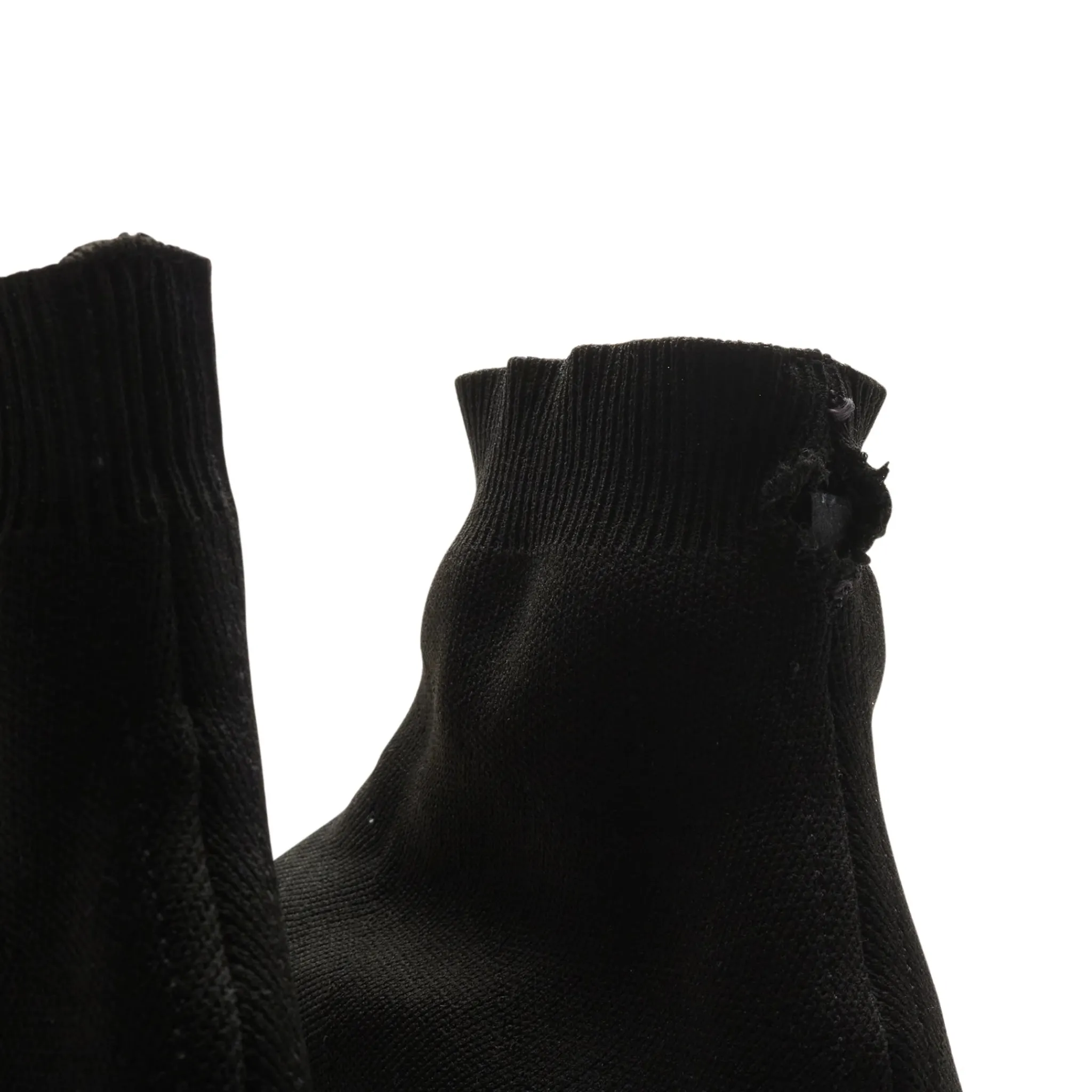 Balenciaga Preloved - Speed Knit Sock Black White Black (Tear On Back)< Designer Trainers