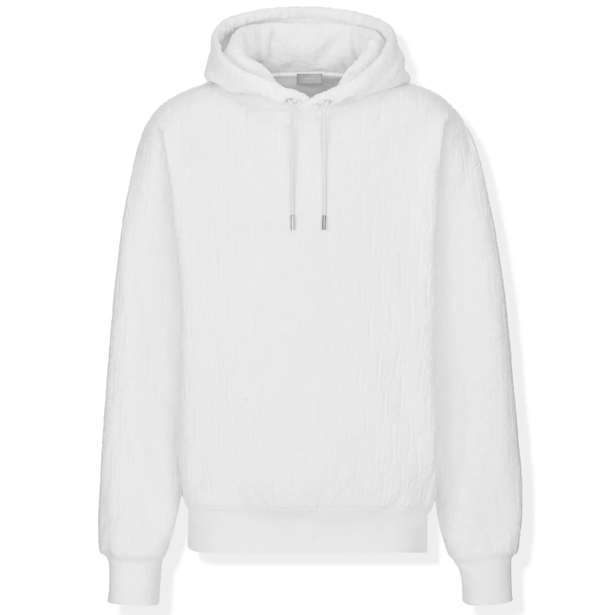 Dior Preloved - Oblique Towelling Terry White Hoodie< Sweatshirts & Hoodies