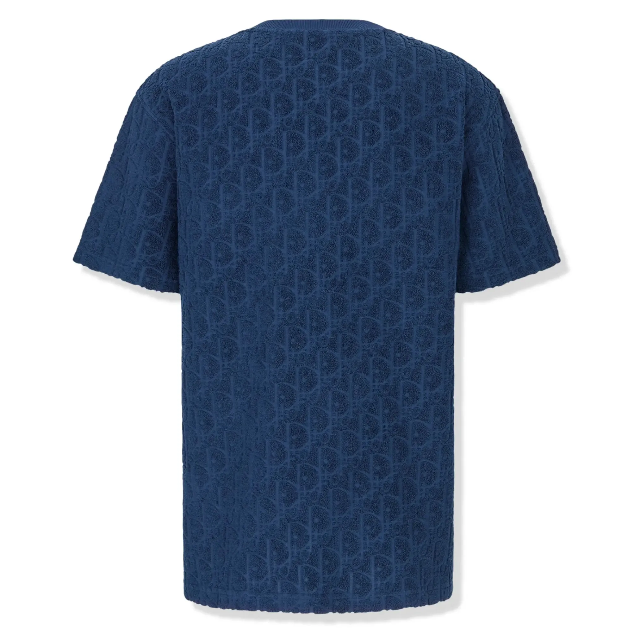 Dior Preloved - Oblique Towelling Blue T Shirt< T-shirts
