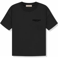 Fear Of God Essentials Preloved - Black T Shirt (SS22)< T-shirts