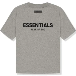 Fear Of God Essentials Preloved - Dark Oatmeal T Shirt (SS22)< T-shirts