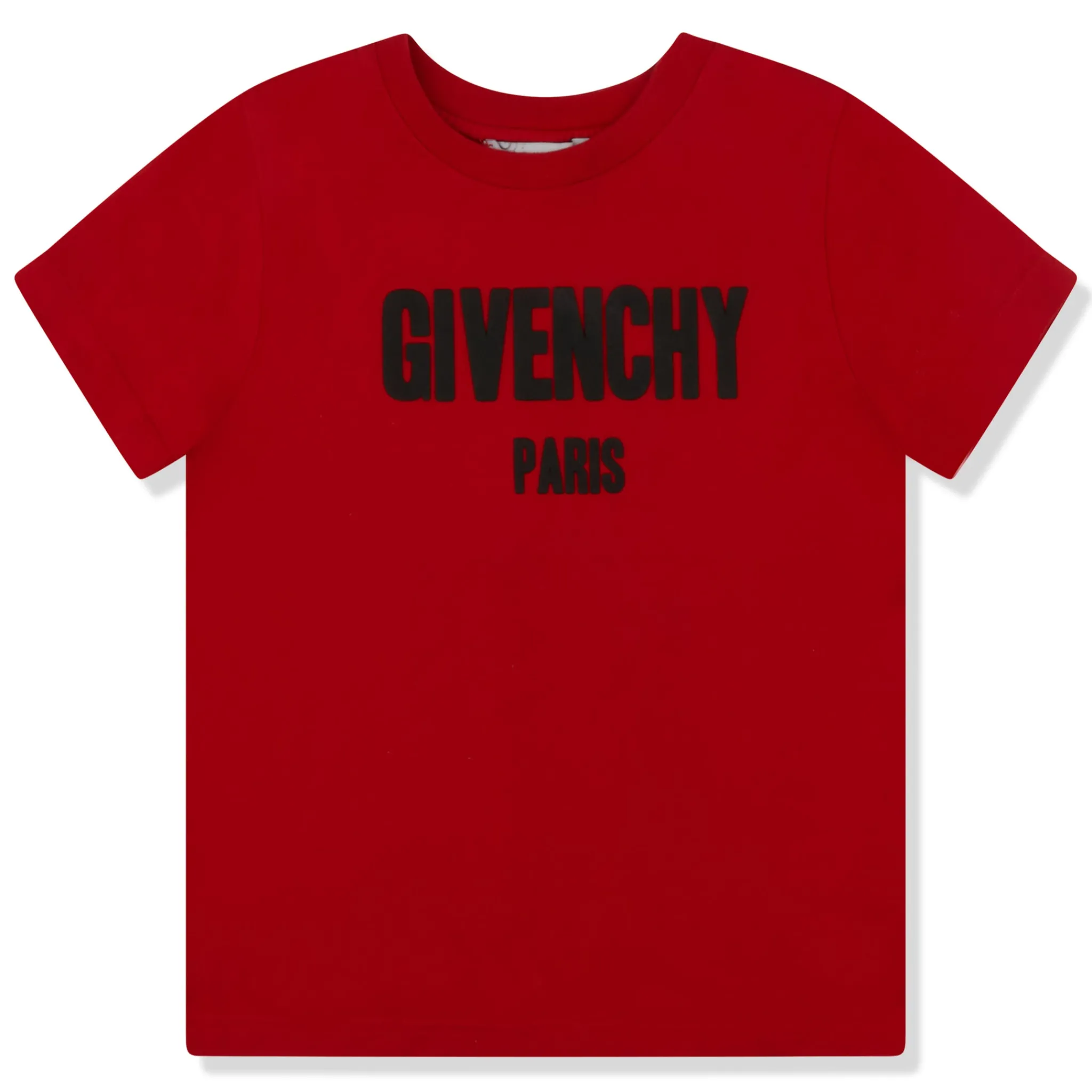 Givenchy Paris Preloved - Logo Red Black Kids T Shirt< T-shirts