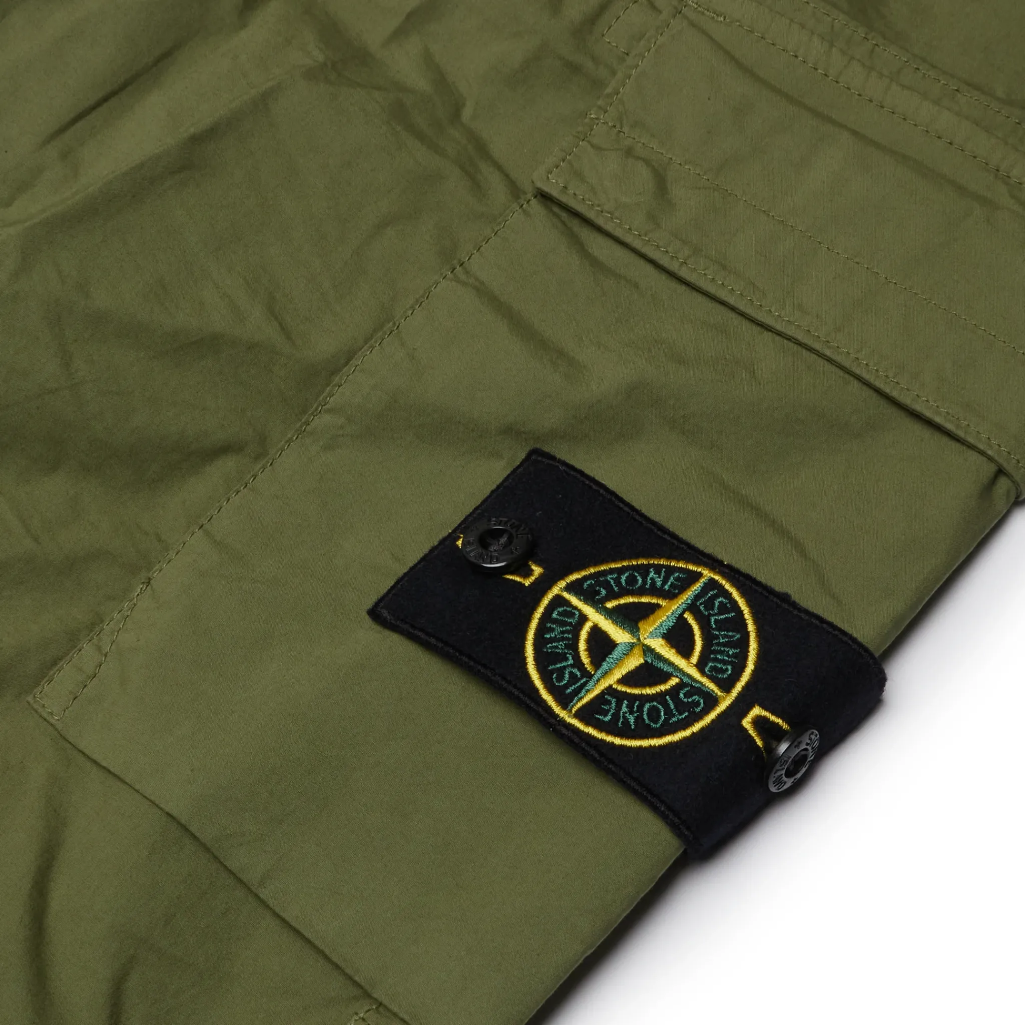 Stone Island Preloved - Khaki Cargo Pants< Cargo Pants|Bottoms