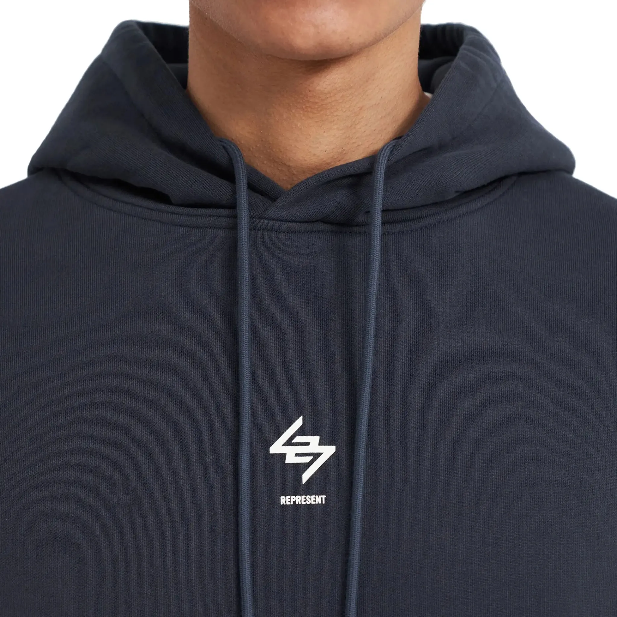 Represent 247 Oversized Navy Blue Hoodie< Sweatshirts & Hoodies