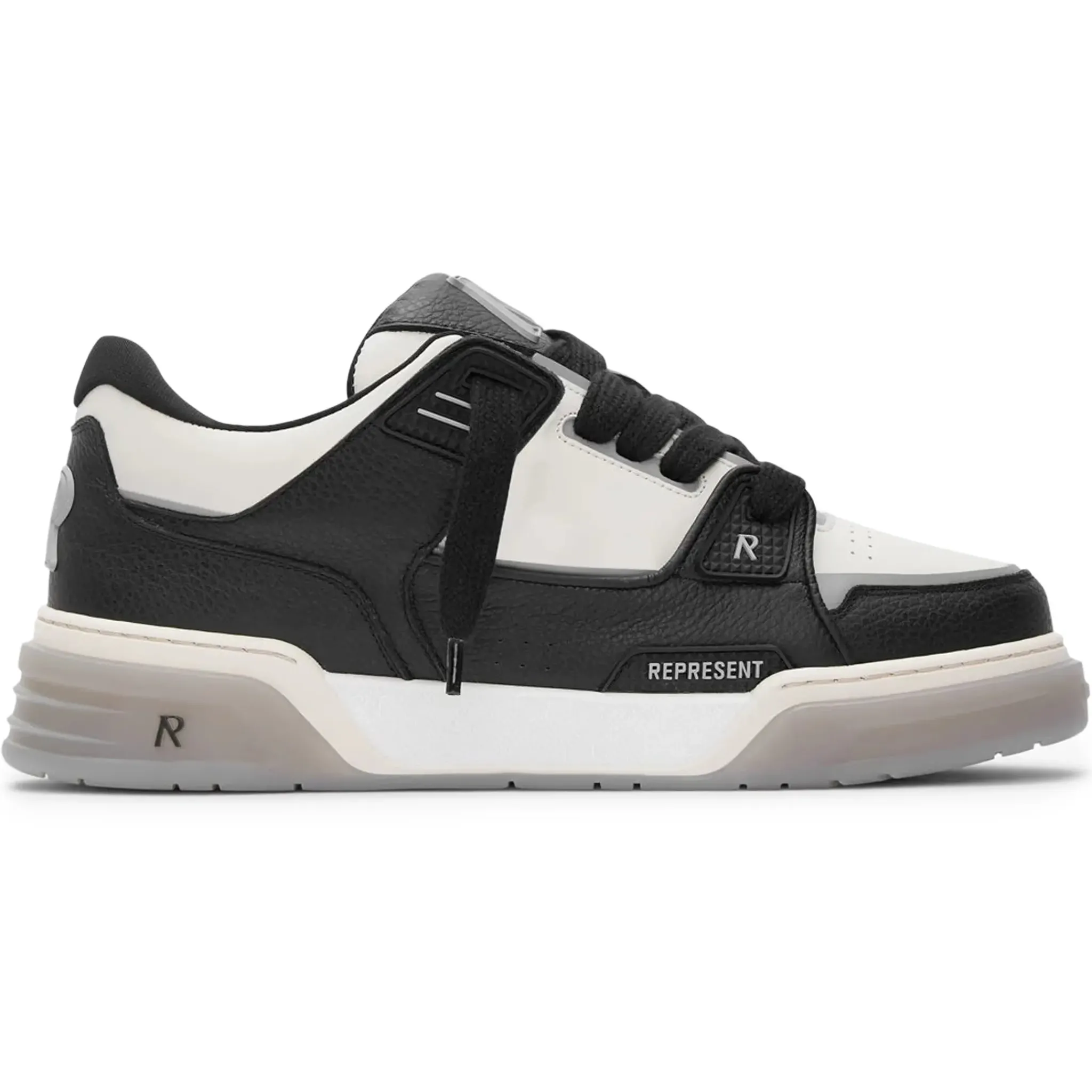 Represent Studio Black Vintage White Sneakers< Black Trainers|Trainers
