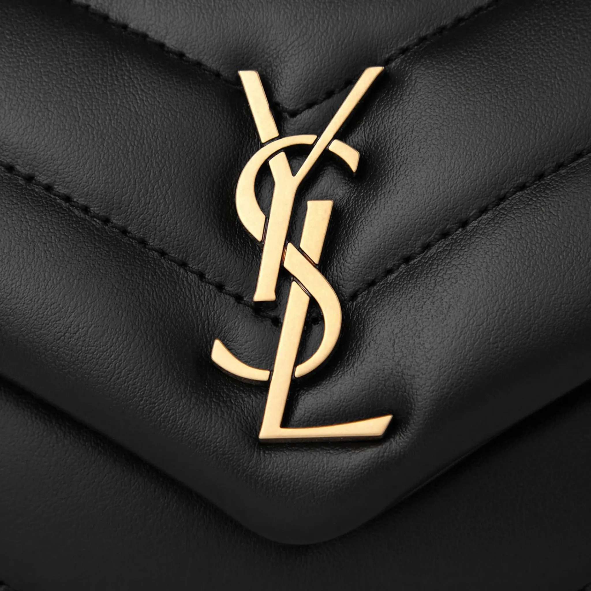 Saint Laurent Loulou Quilted Black Shoulder Bag< Cross Body Bags|Bags