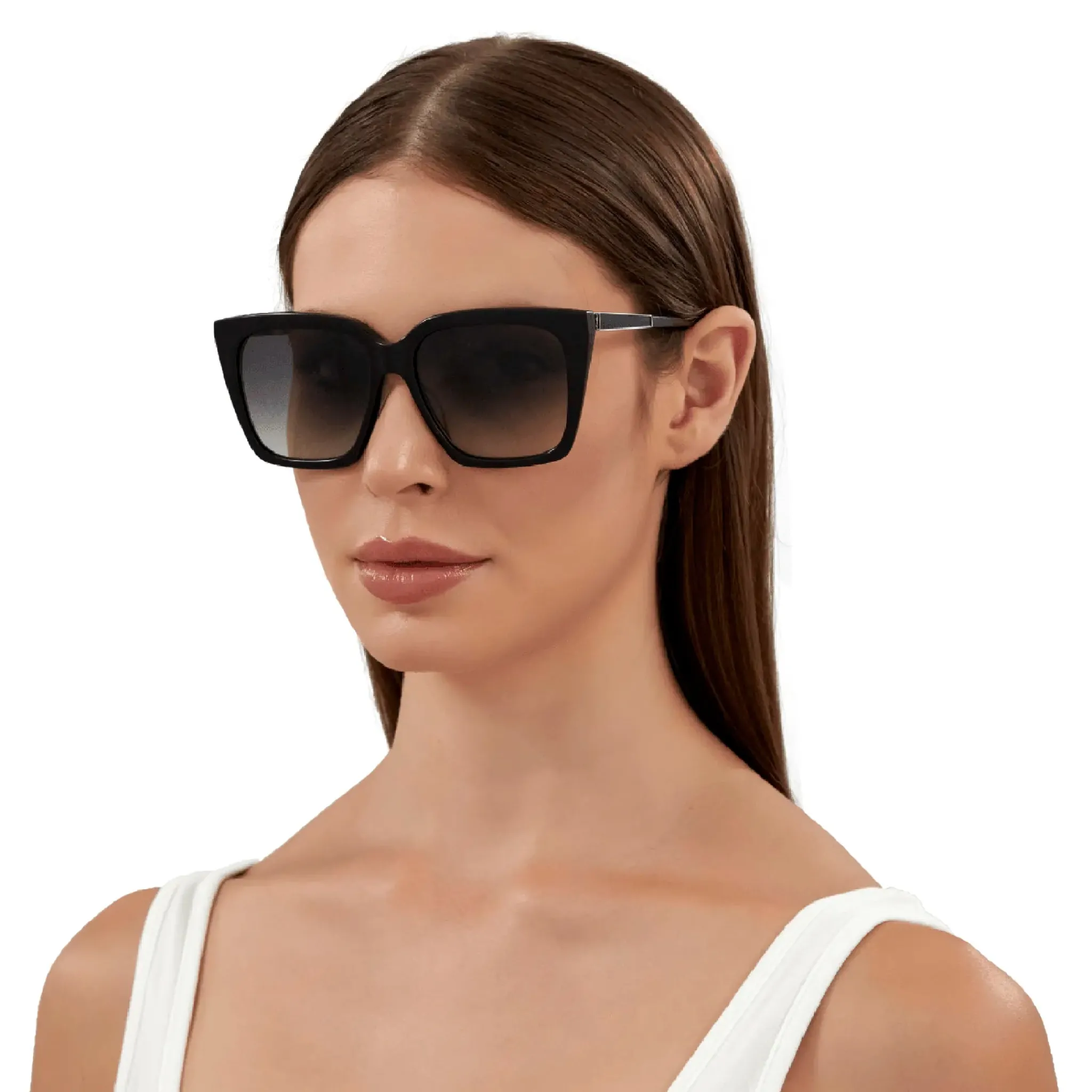 Saint Laurent SL M100 002 56 Black Gold Sunglasses< Sunglasses