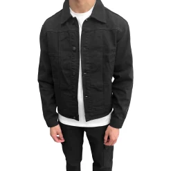 SIARR Black Denim Jacket & Cargo Pants< Cargo Pants|Bottoms