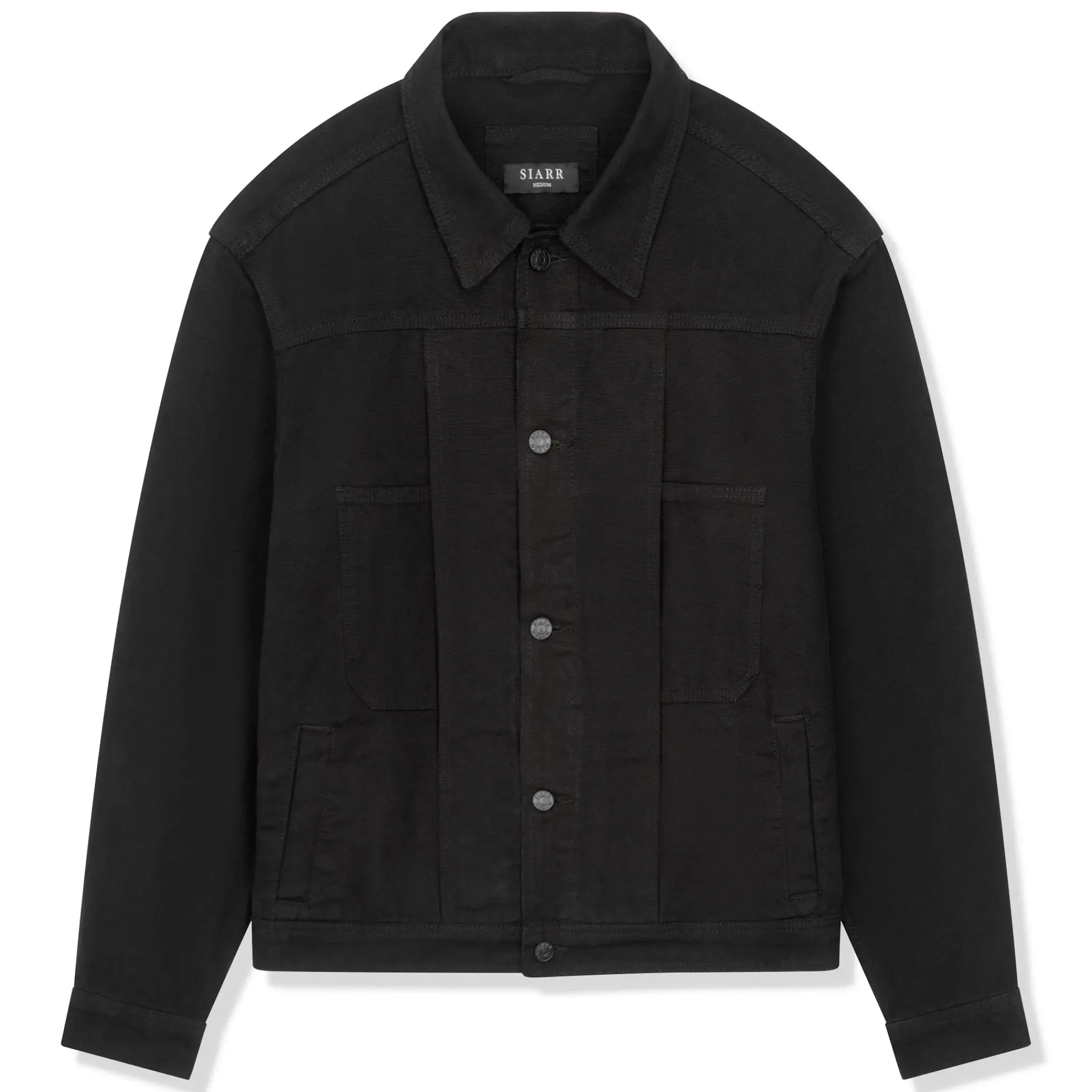 SIARR Black Denim Jacket & Cargo Pants< Cargo Pants|Bottoms