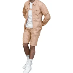 SIARR Crinkle Pink Overshirt< Matching Sets|Coats & Jackets