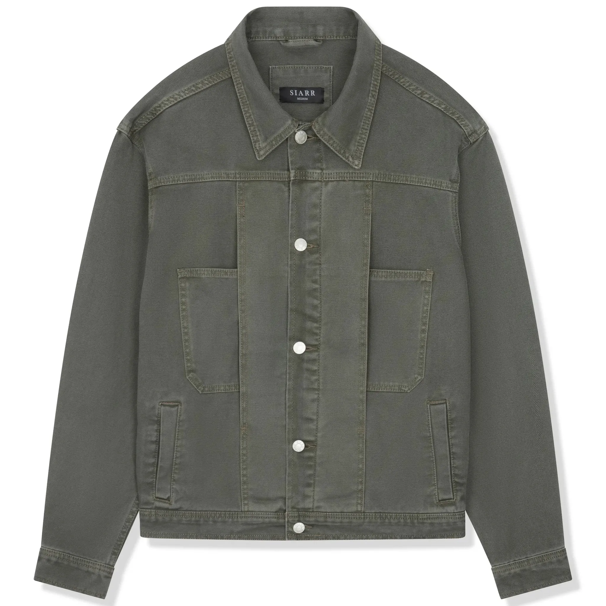 SIARR Green Denim Jacket & Cargo Pants< Cargo Pants|Bottoms