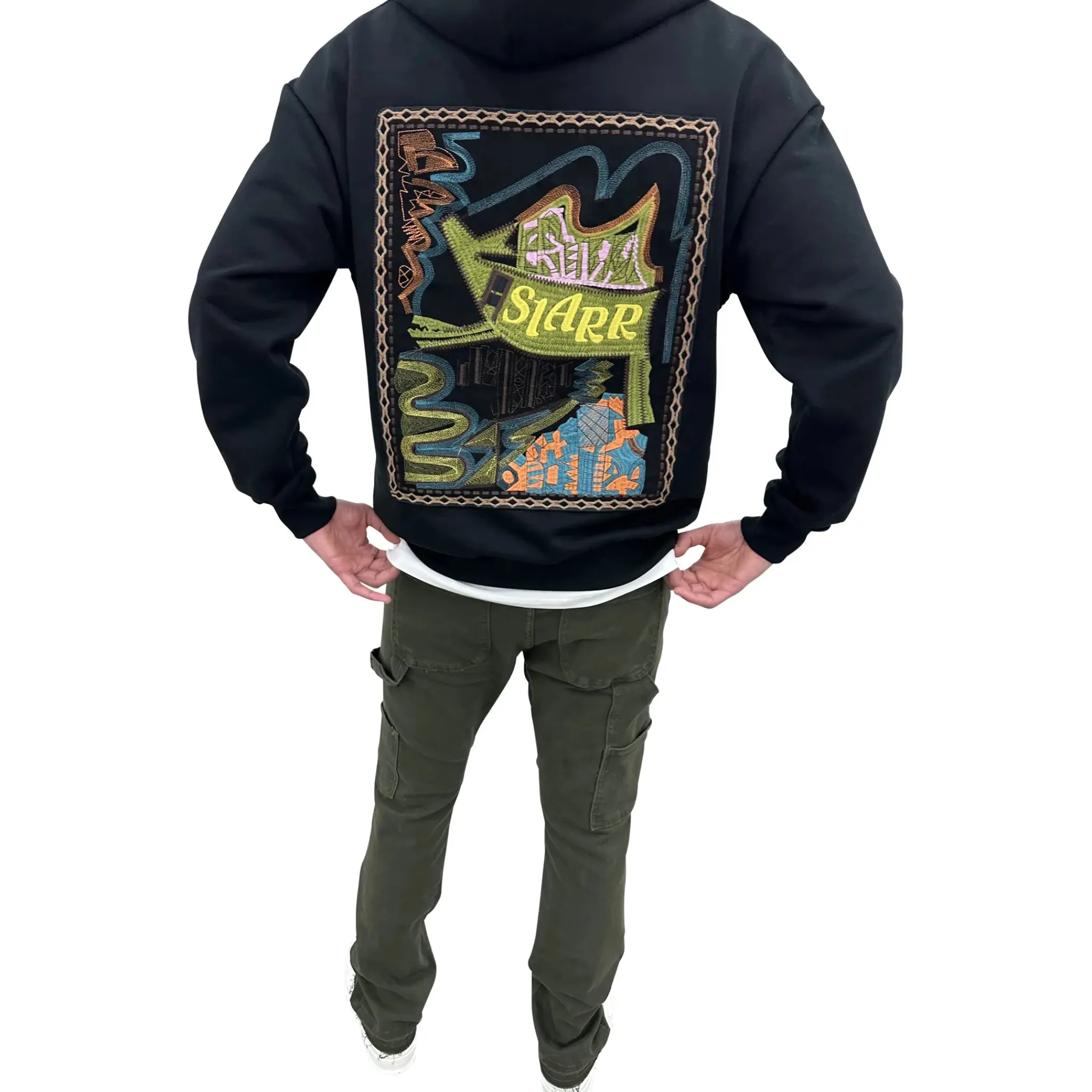 SIARR Rio Jeans Green< Flared Jeans|Jeans