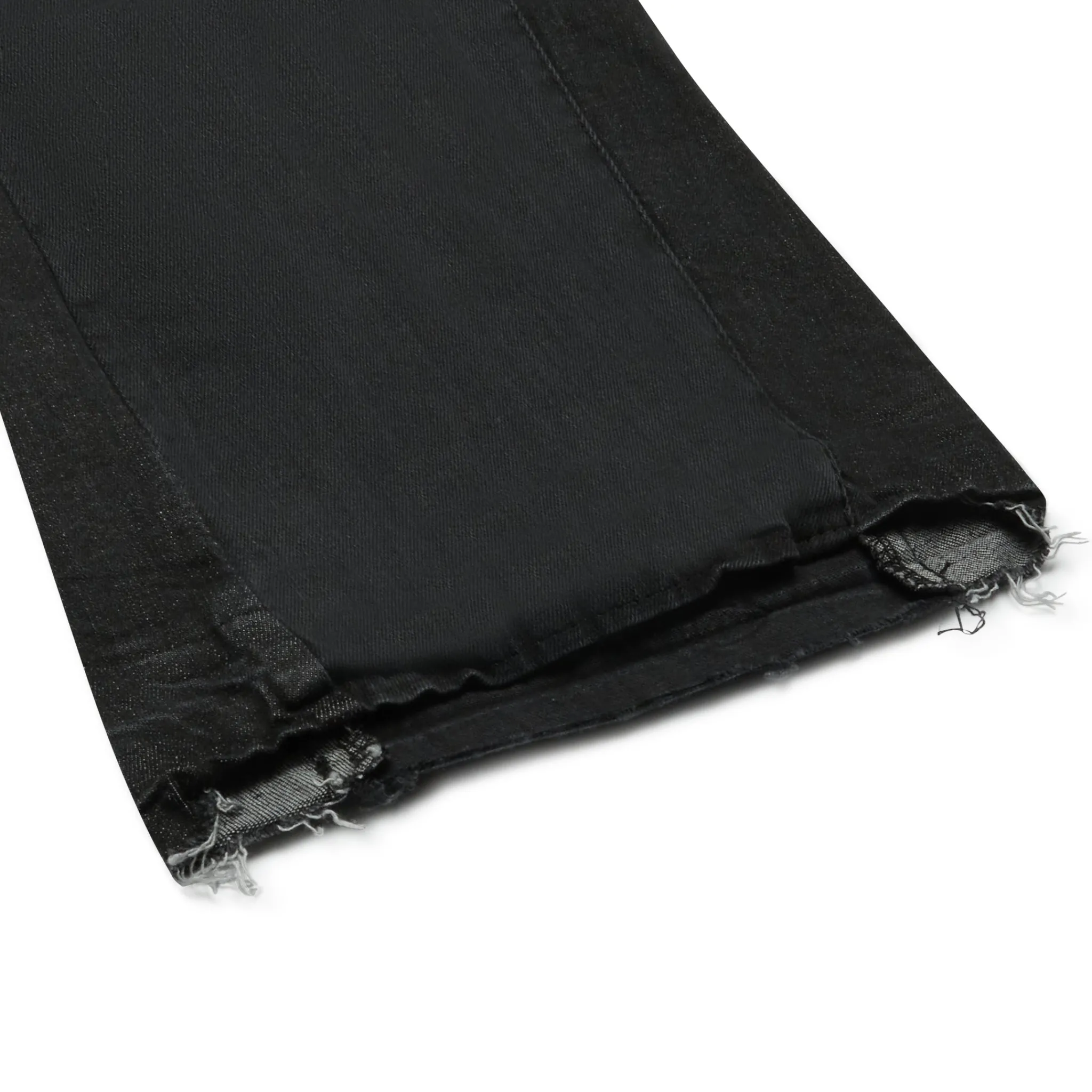 Suavo World Flare Denim Washed Black< Bottoms|Jeans