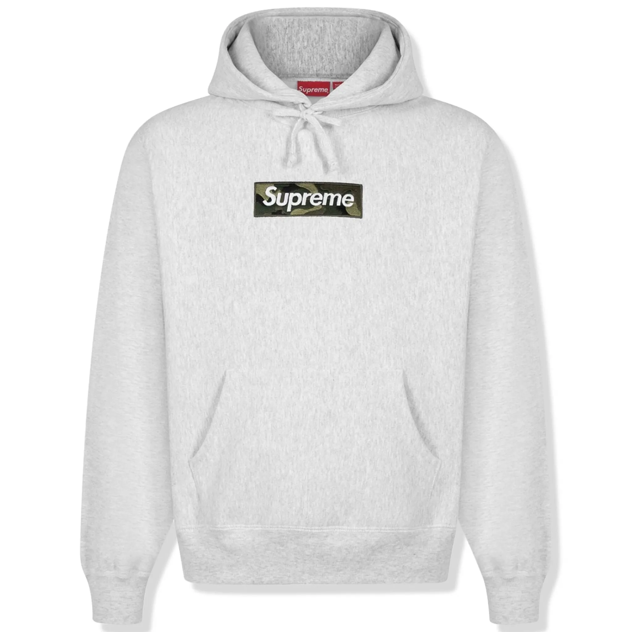 Supreme Box Logo Ash Grey Hoodie (FW23)< Sweatshirts & Hoodies