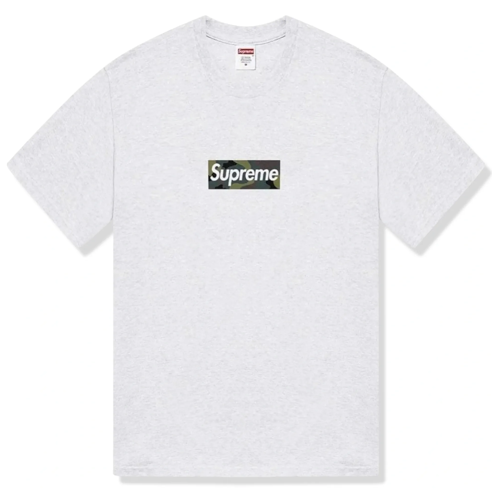 Supreme Camo Box Logo Ash Grey T Shirt (FW23)< T-shirts