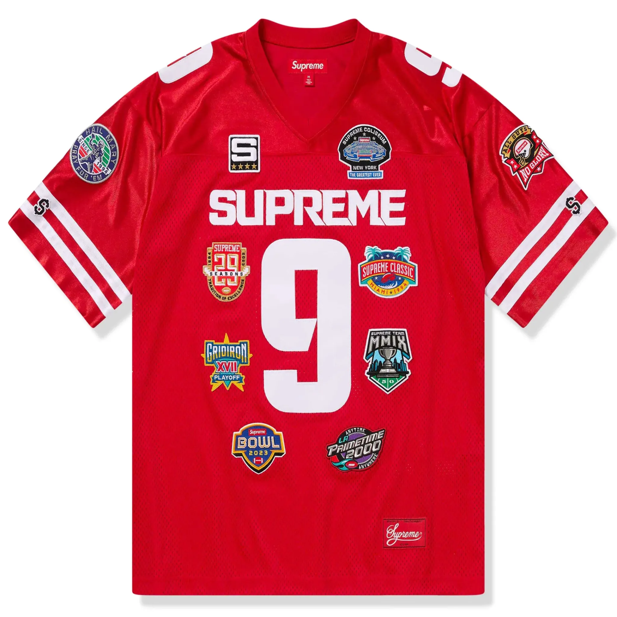 Supreme Championship Red Football Jersey (FW23)< T-shirts