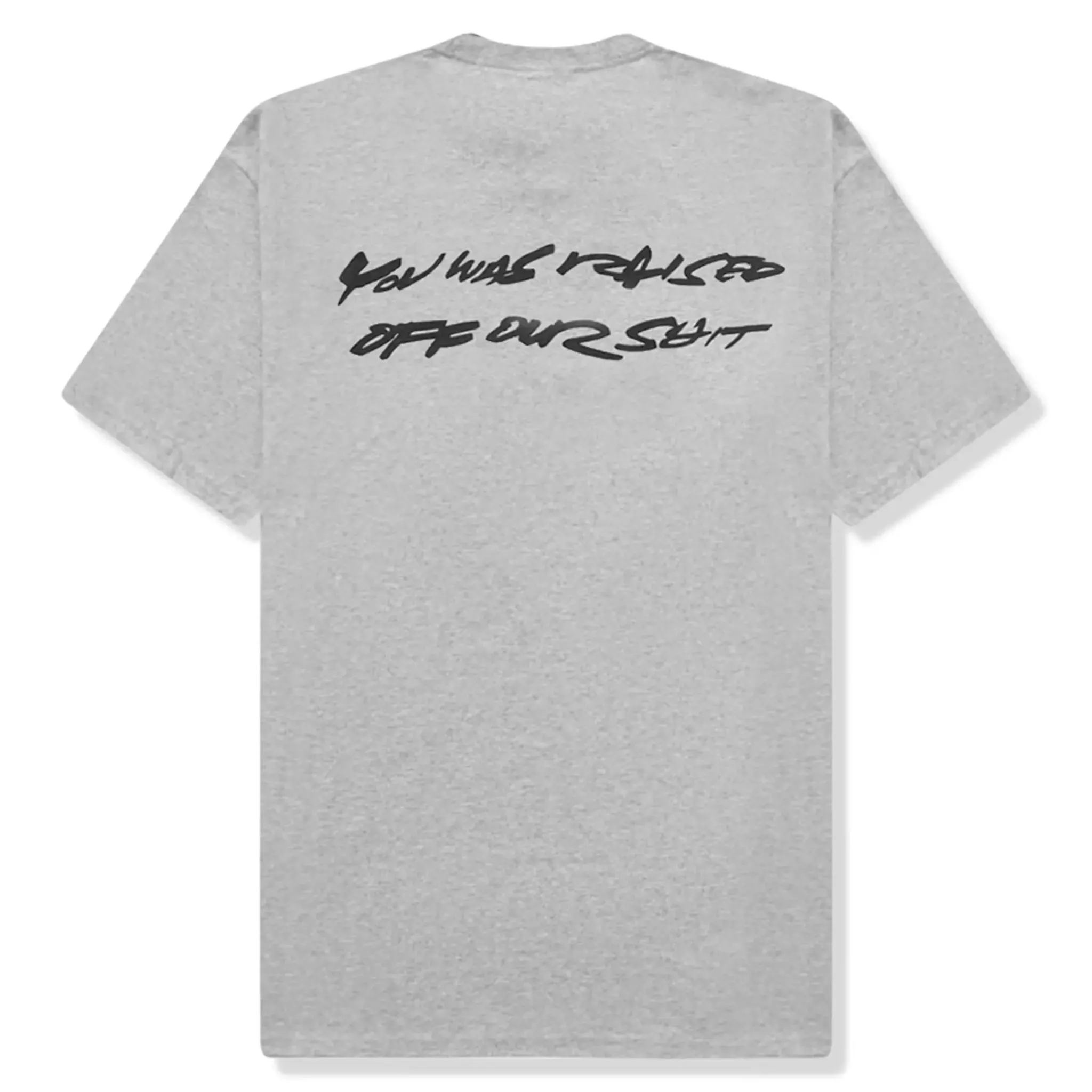 Supreme Futura Box Logo Grey T Shirt< T-shirts
