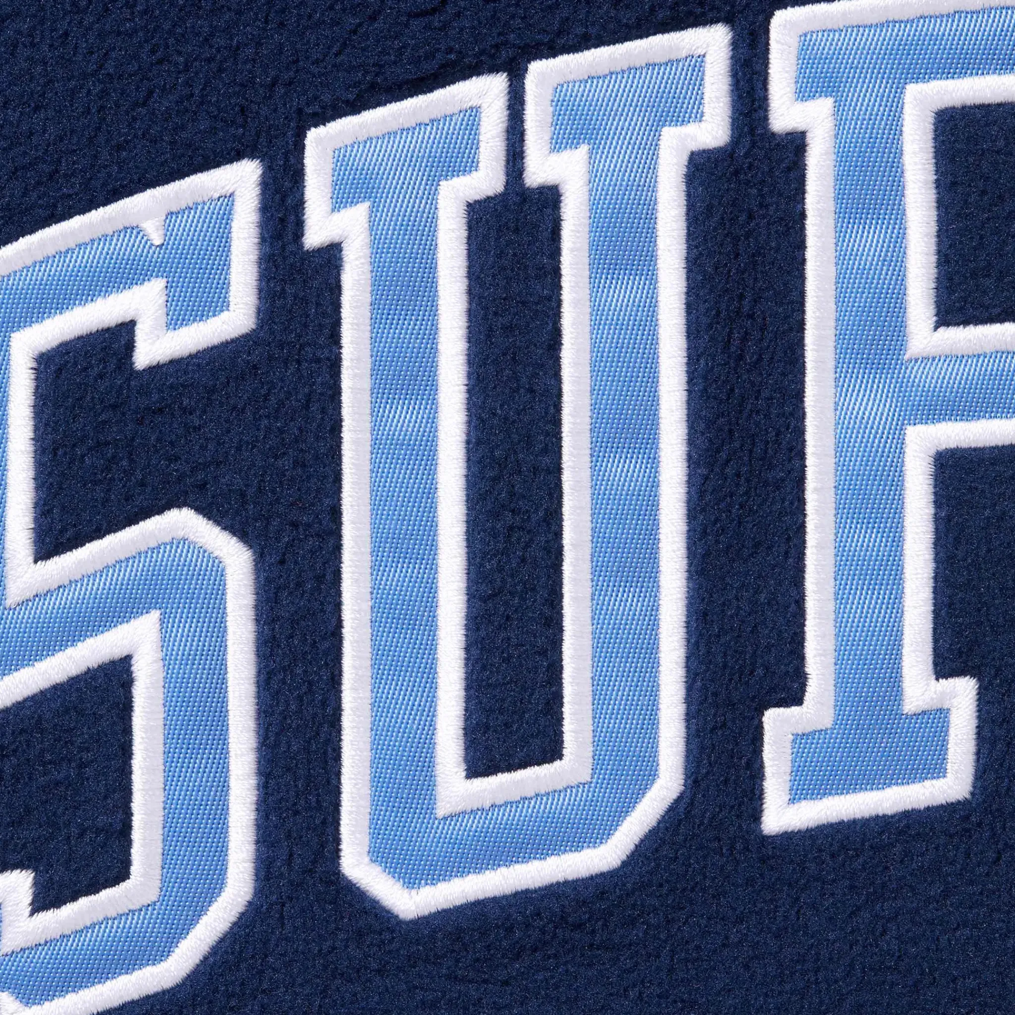 Supreme Polartec Navy Baseball Jersey< T-shirts