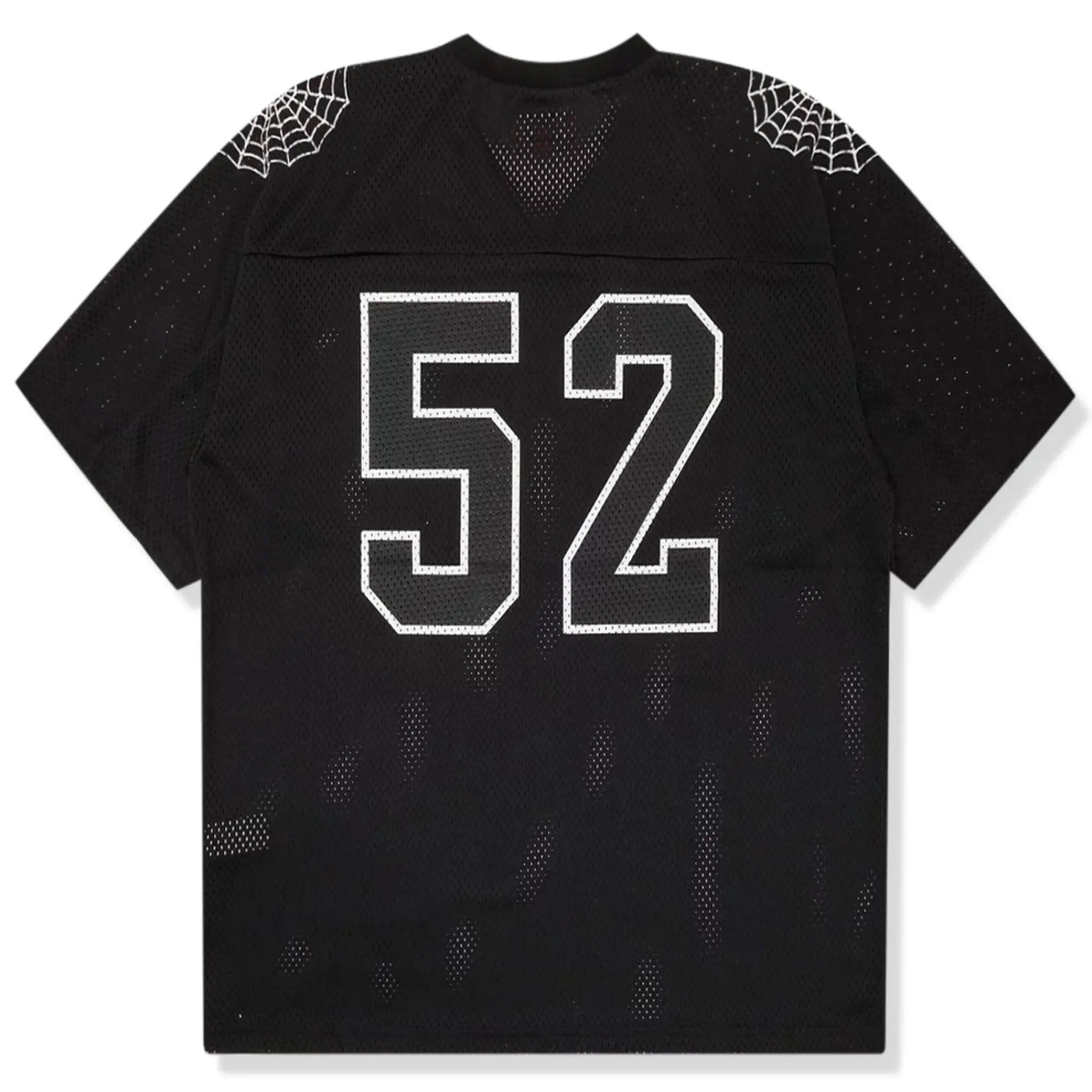 Supreme Spiderweb Black Football Jersey< T-shirts