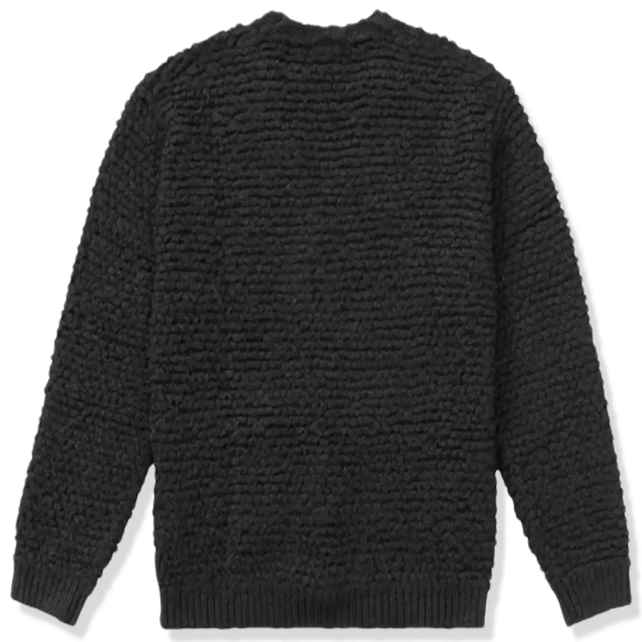 Supreme Textured Black Knotted Cardigan< Sweatshirts & Hoodies