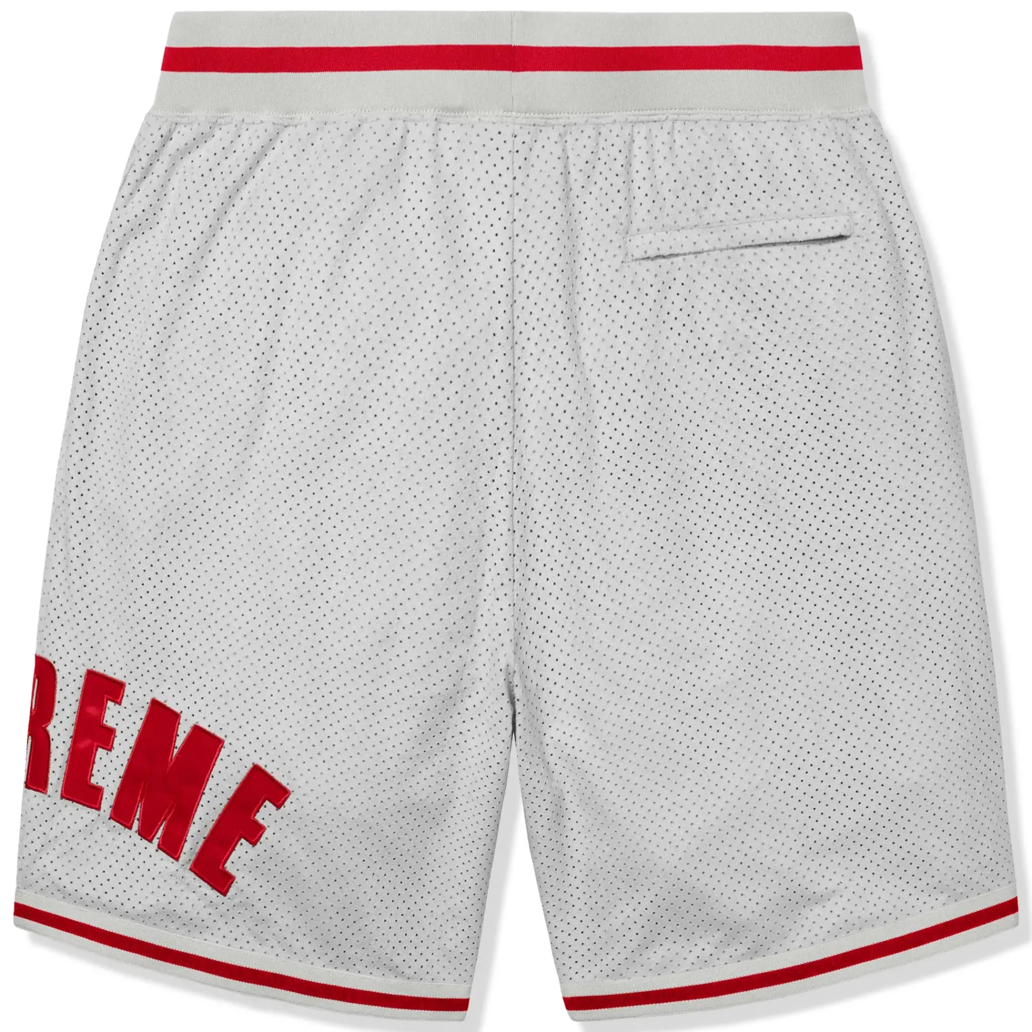 Supreme Ultrasuede Mesh Grey Baseball Shorts< Shorts