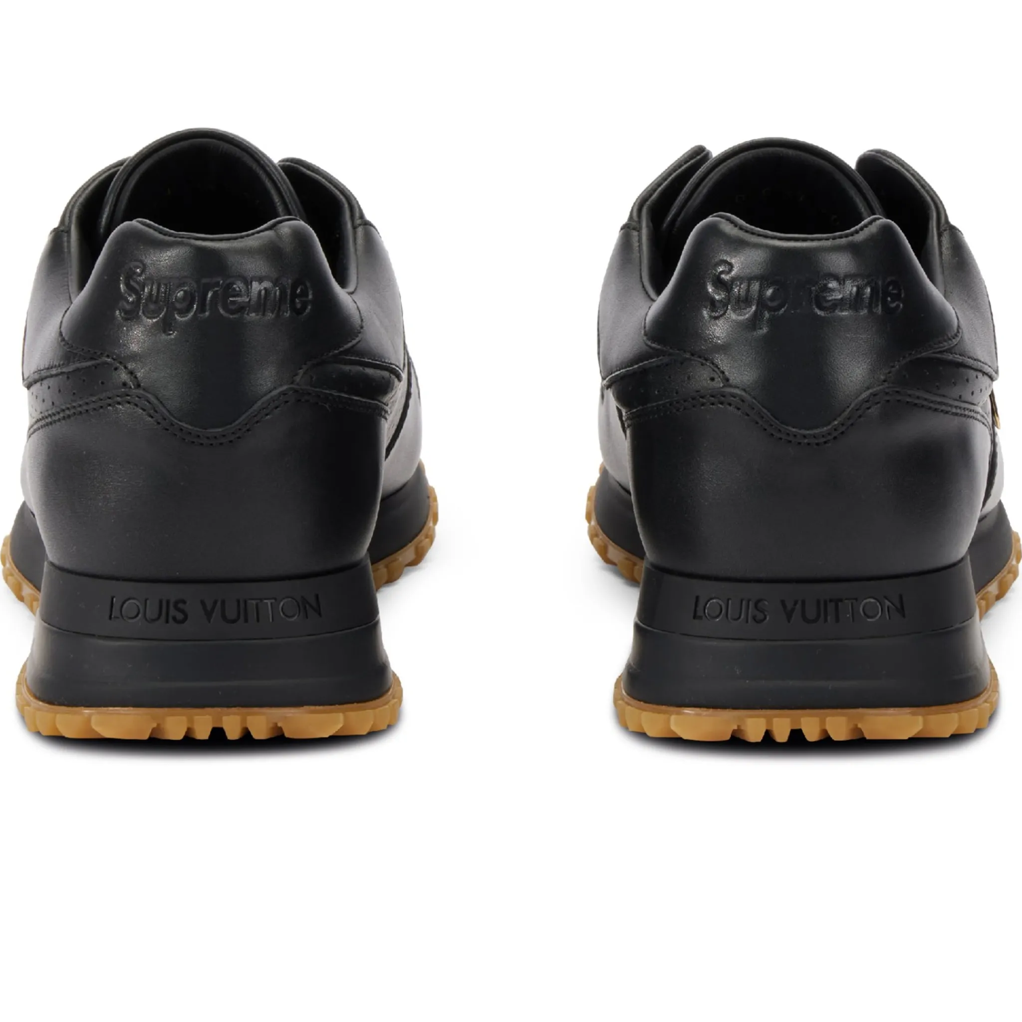 Supreme x Louis Vuitton Black Run Away Sneaker< Black Trainers|Trainers