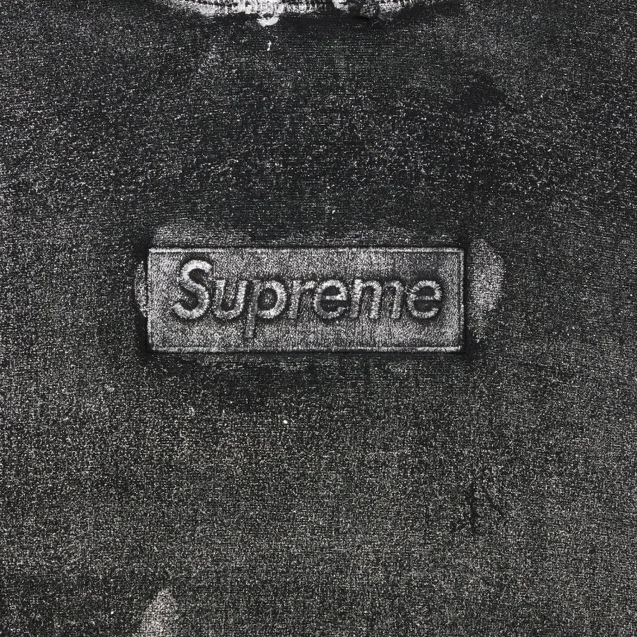 Supreme x MM6 Maison Margiela Foil Box Logo Grey Hoodie< Sweatshirts & Hoodies