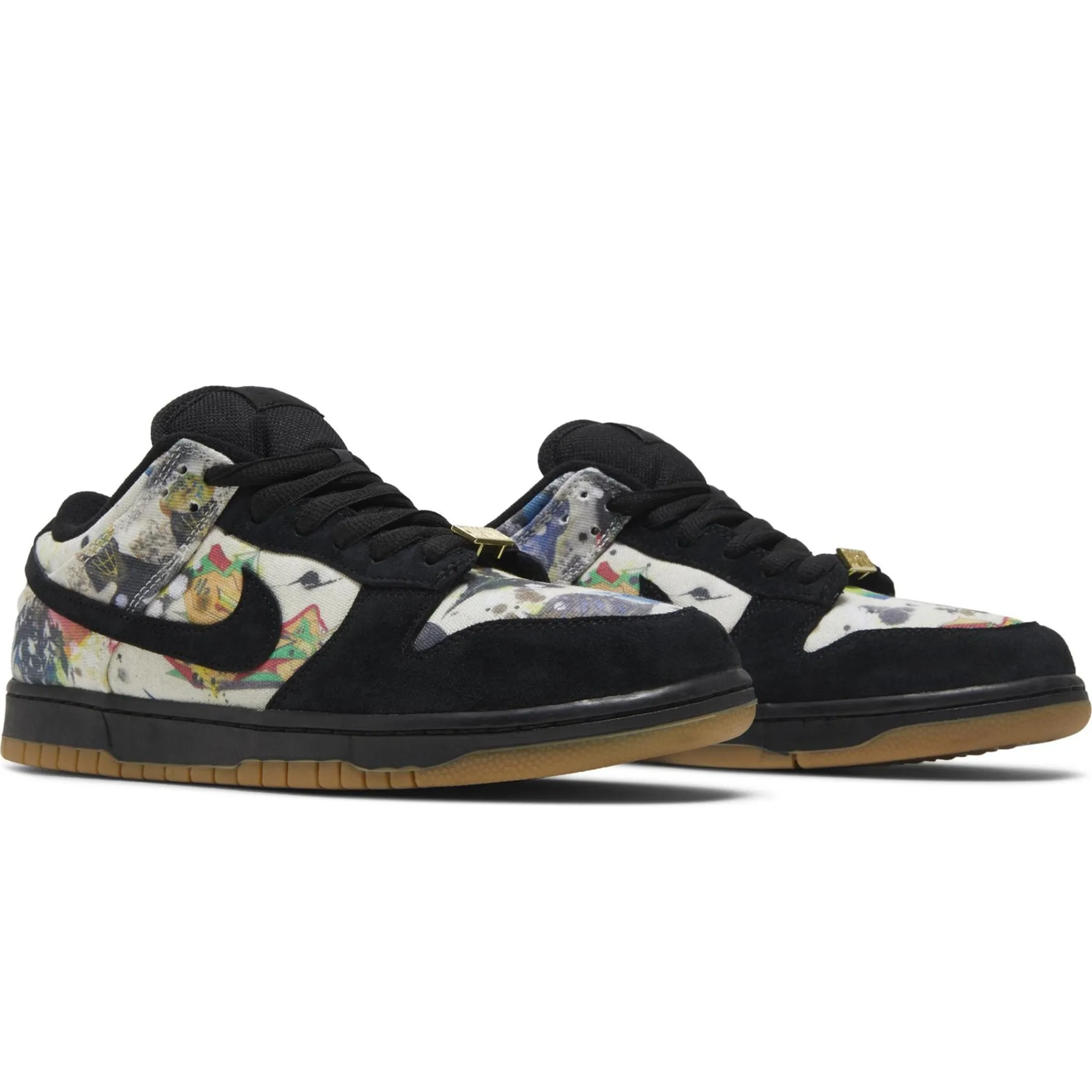 Nike Supreme x SB Dunk Low Rammellzee< Black Trainers|Trainers