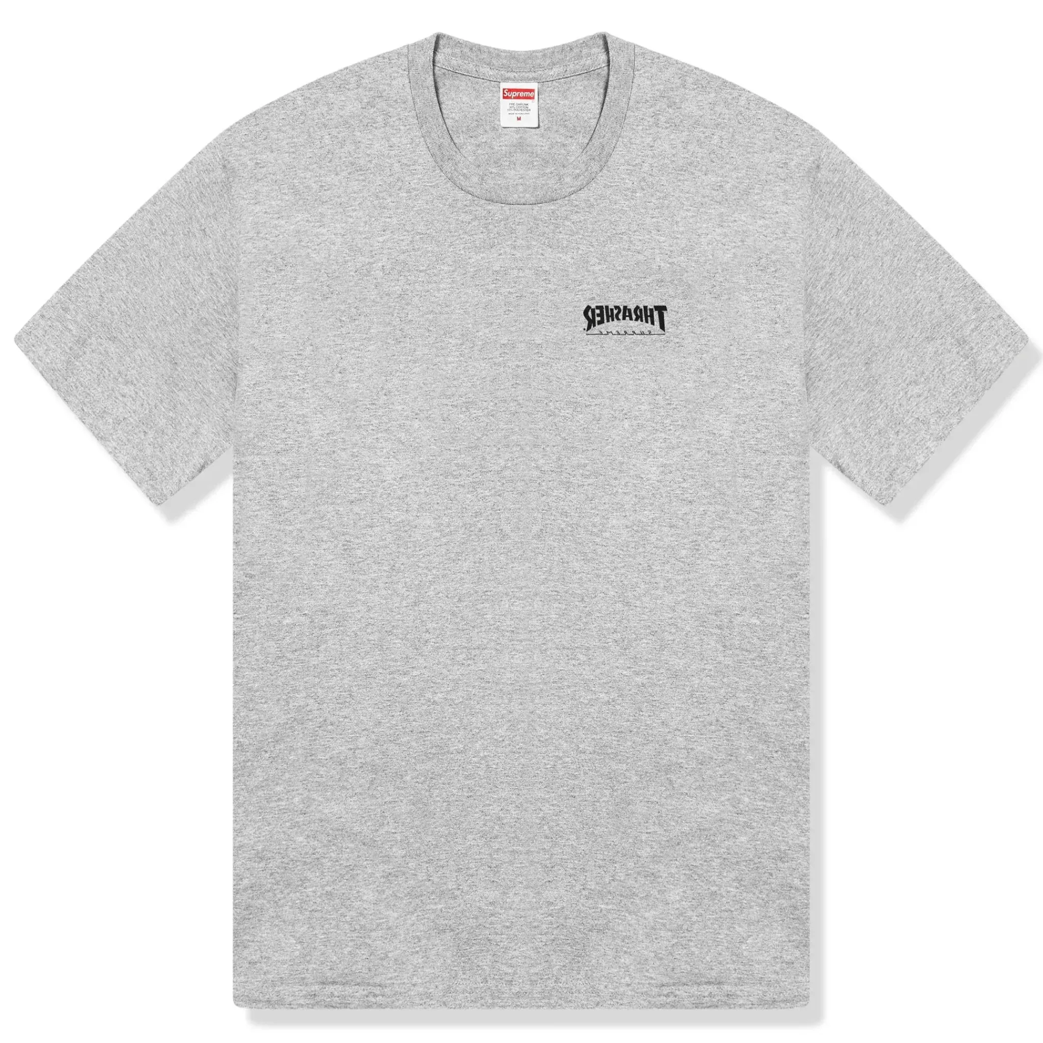 Supreme x Thrasher Cross Heather Grey T Shirt< T-shirts