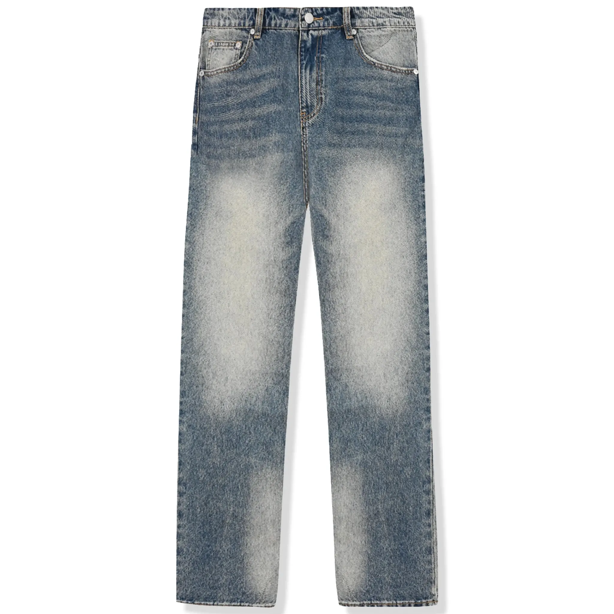 Syenti Stone Washed Jeans Blue< Jeans|Bottoms
