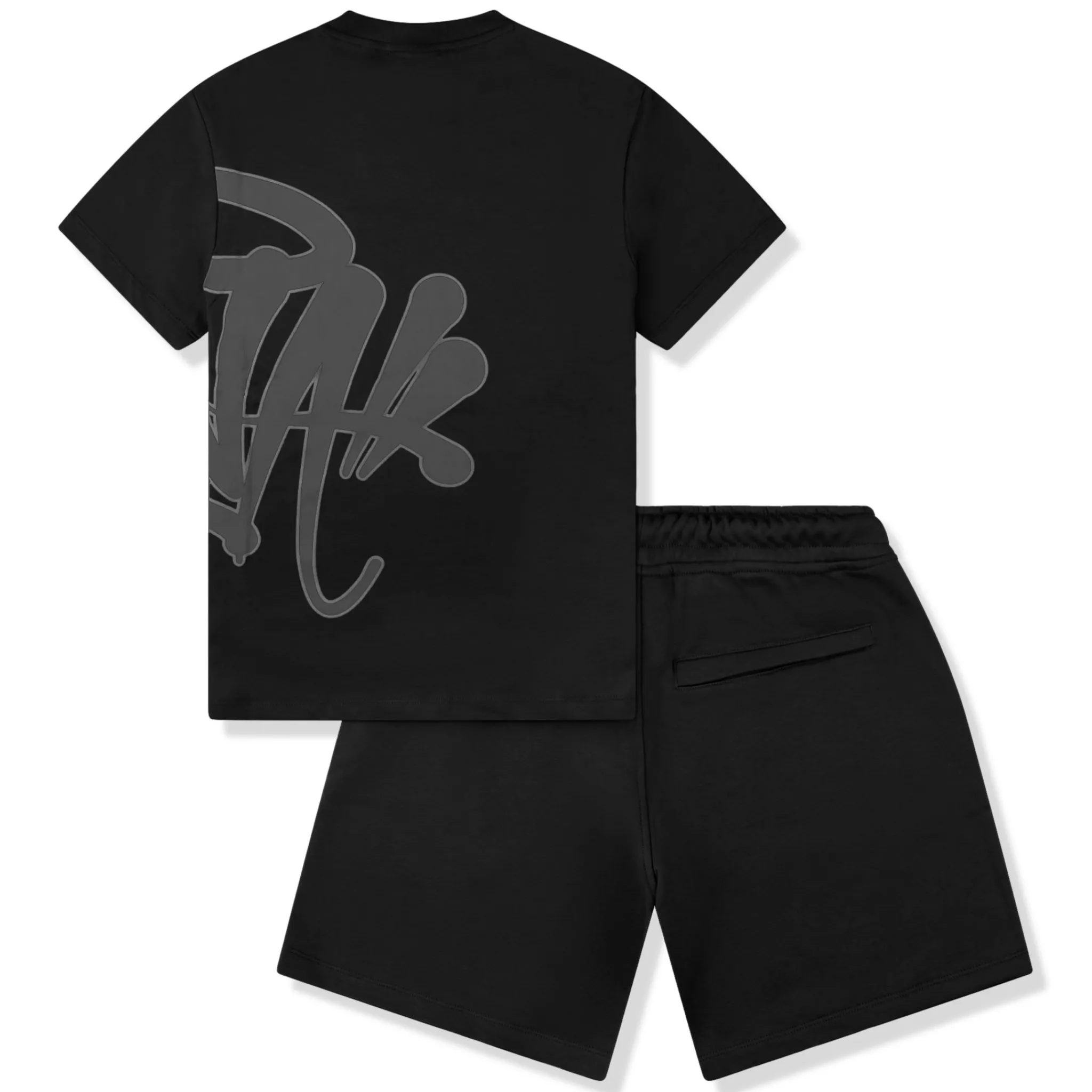 Syna World Logo Black T-Shirt & Shorts< Shorts|Matching Sets