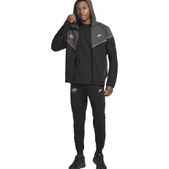 Nike Syna World x Central Cee Tech Fleece Black Tracksuit< Matching Sets|Sweatpants