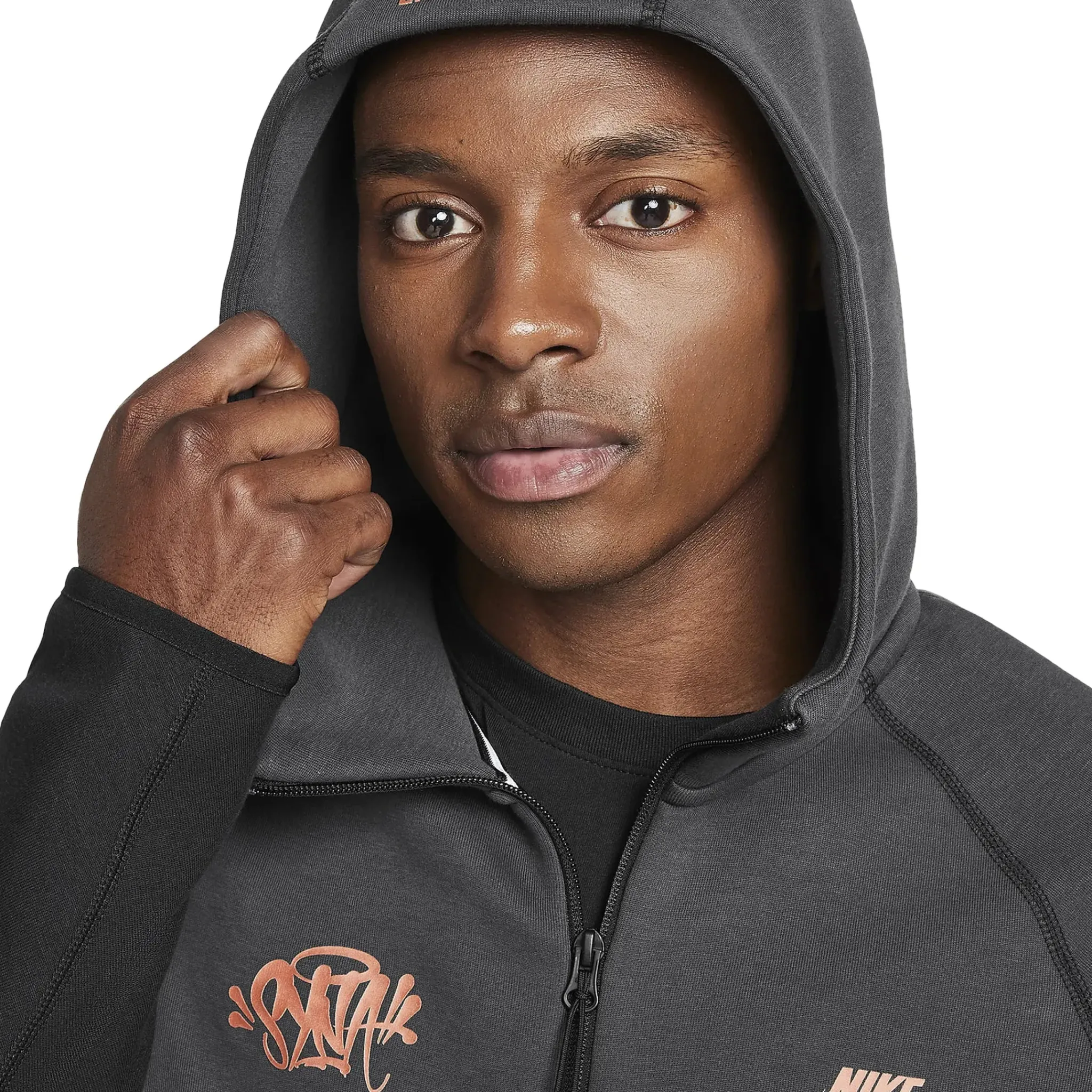 Nike Syna World x Central Cee Tech Fleece Black Tracksuit< Matching Sets|Sweatpants