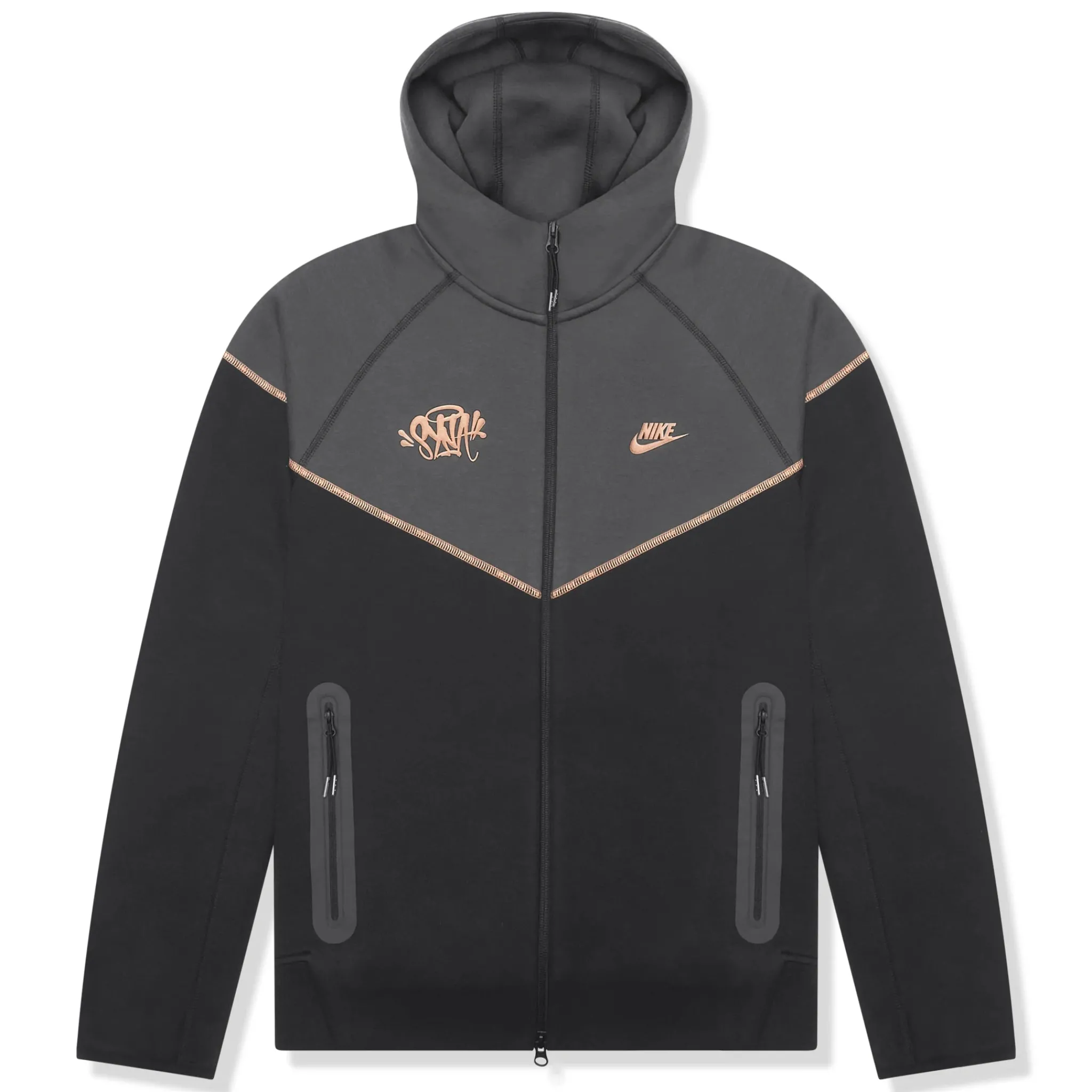 Nike Syna World x Central Cee Tech Fleece Black Hoodie< Sweatshirts & Hoodies