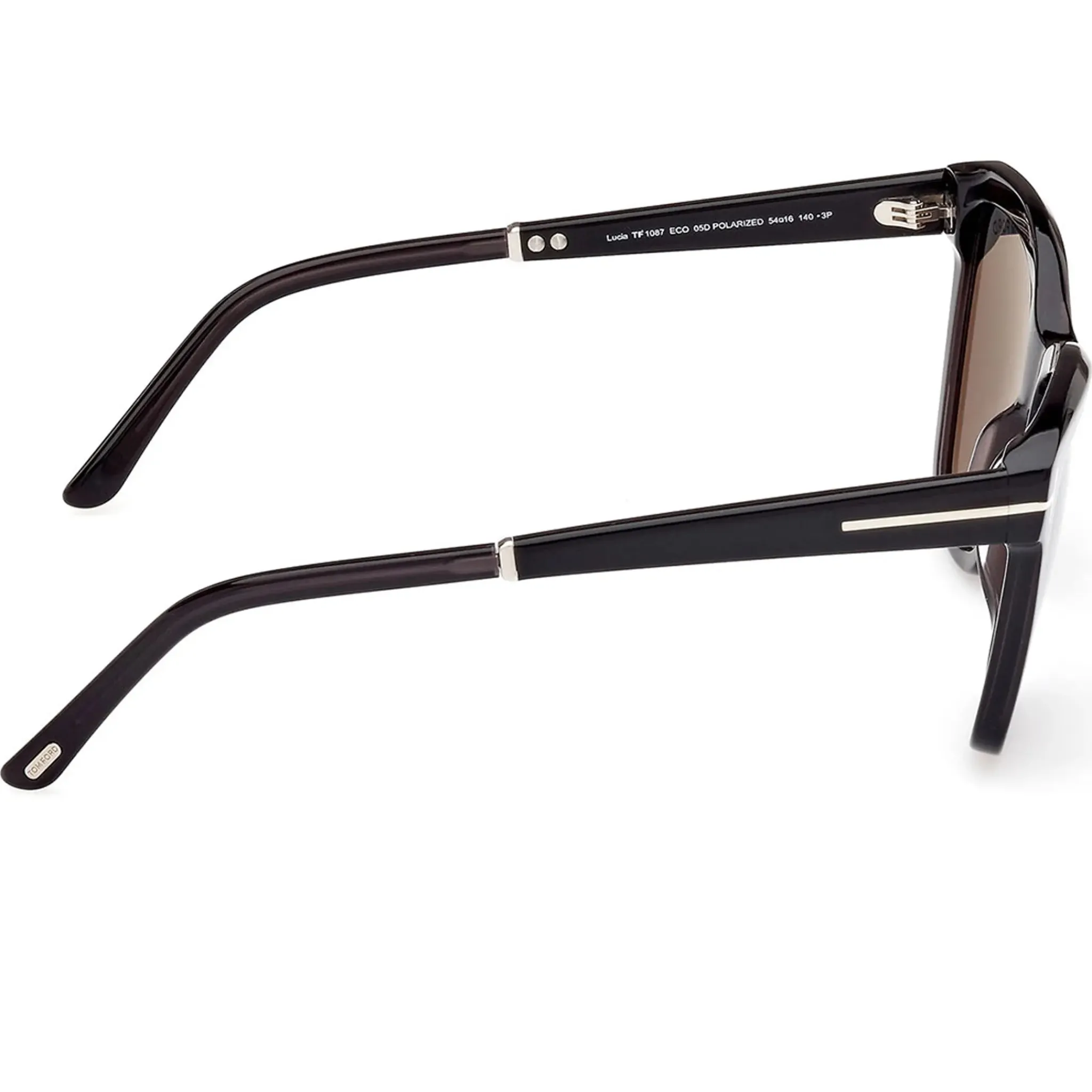 Tom Ford Lucia FT1087 05D Black Polarised Sunglasses< Sunglasses